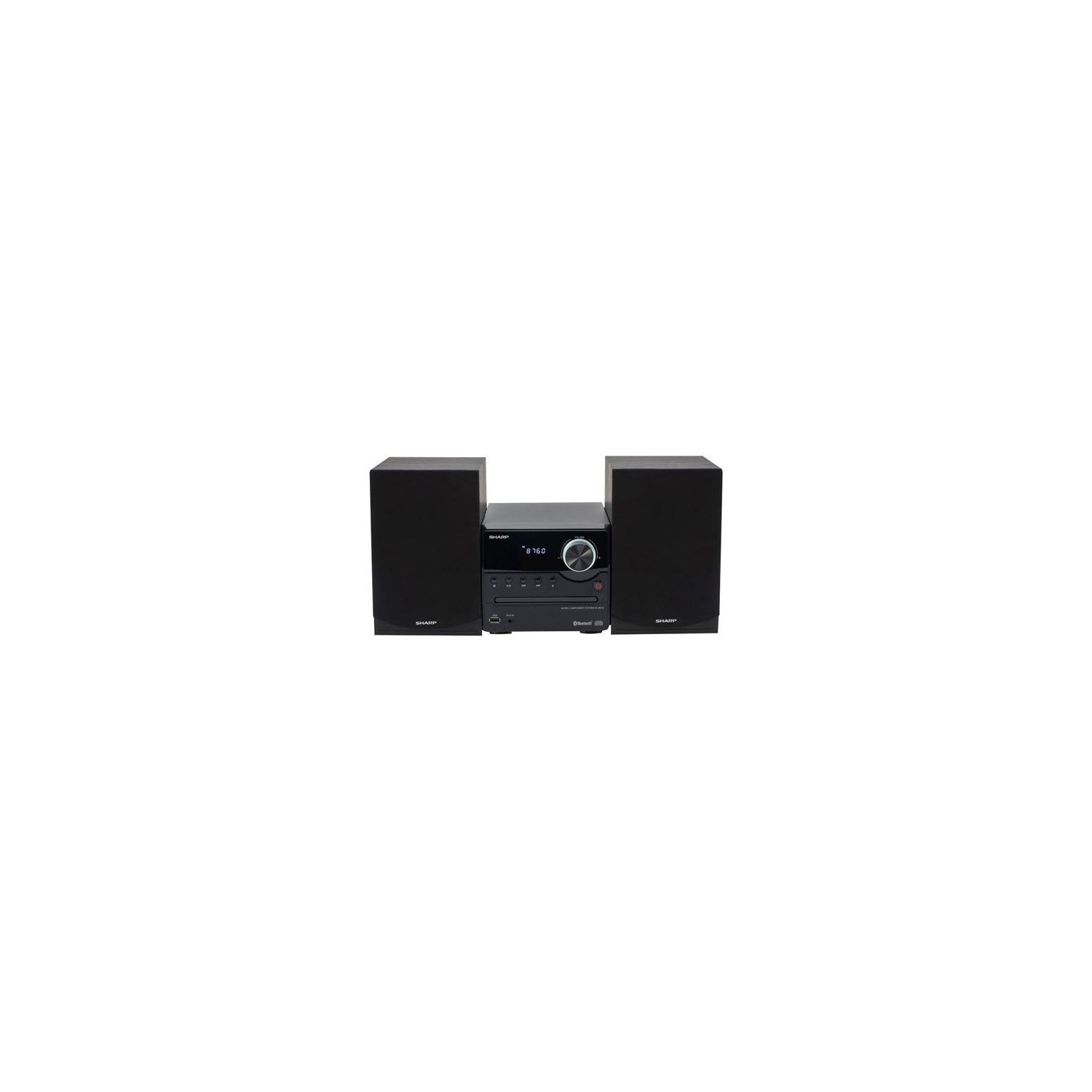 Open Box - Sharp XL-B512 Micro Bluetooth CD-Player Speaker System - Black