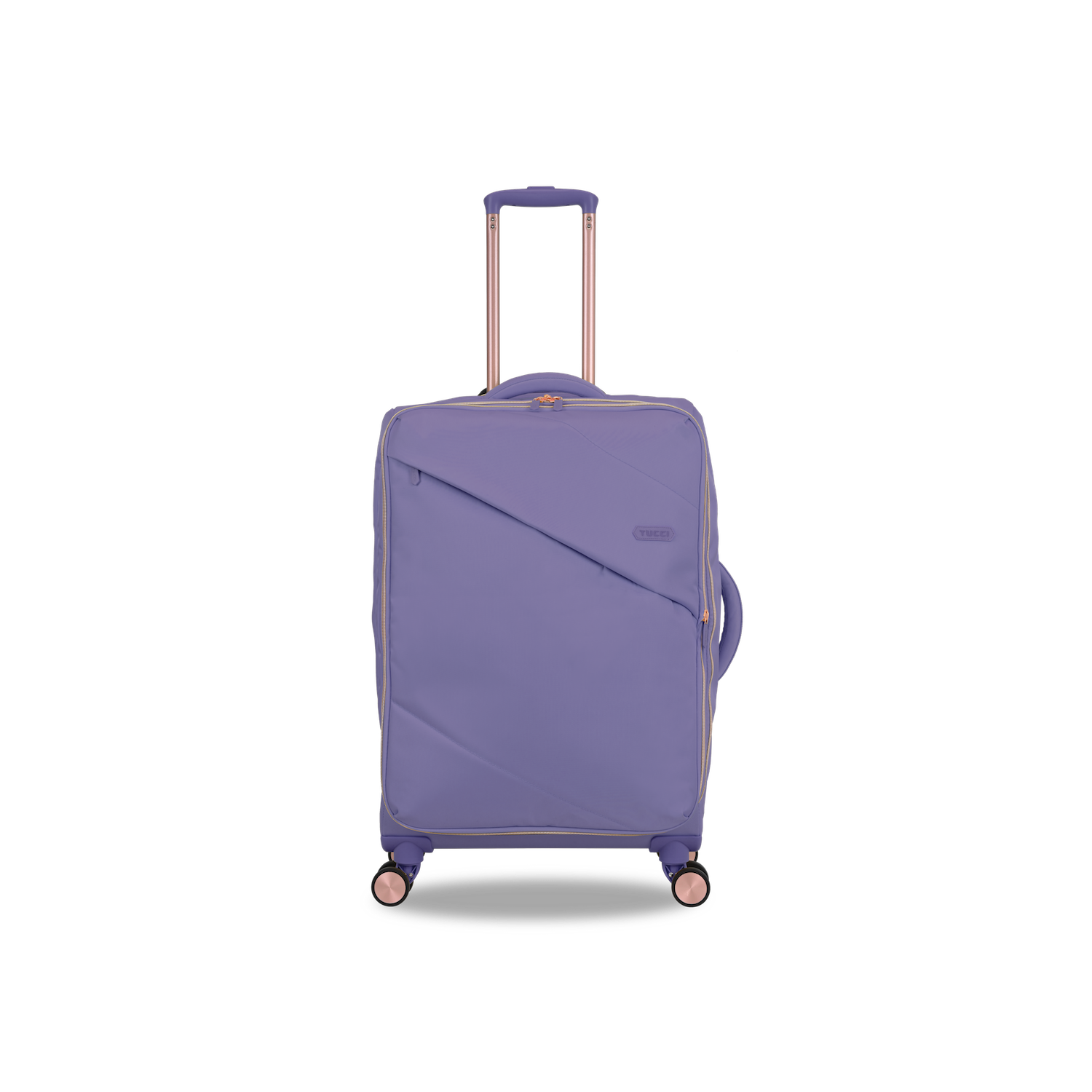 TUCCI Italy Traverso 3 PC Travel Luggage Suitcase Set (Lilac)