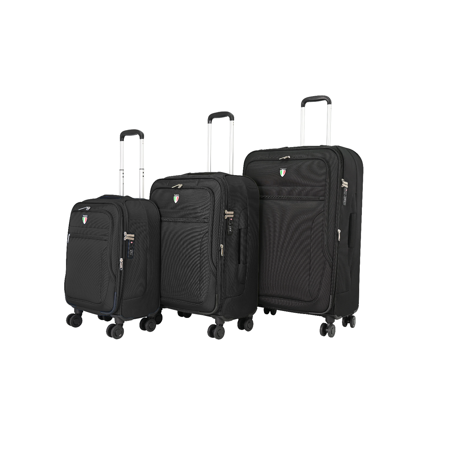 ENSEMBLE DE 3 VALISES EXTENSIBLES ITALY CORRETTO DE TUCCI
