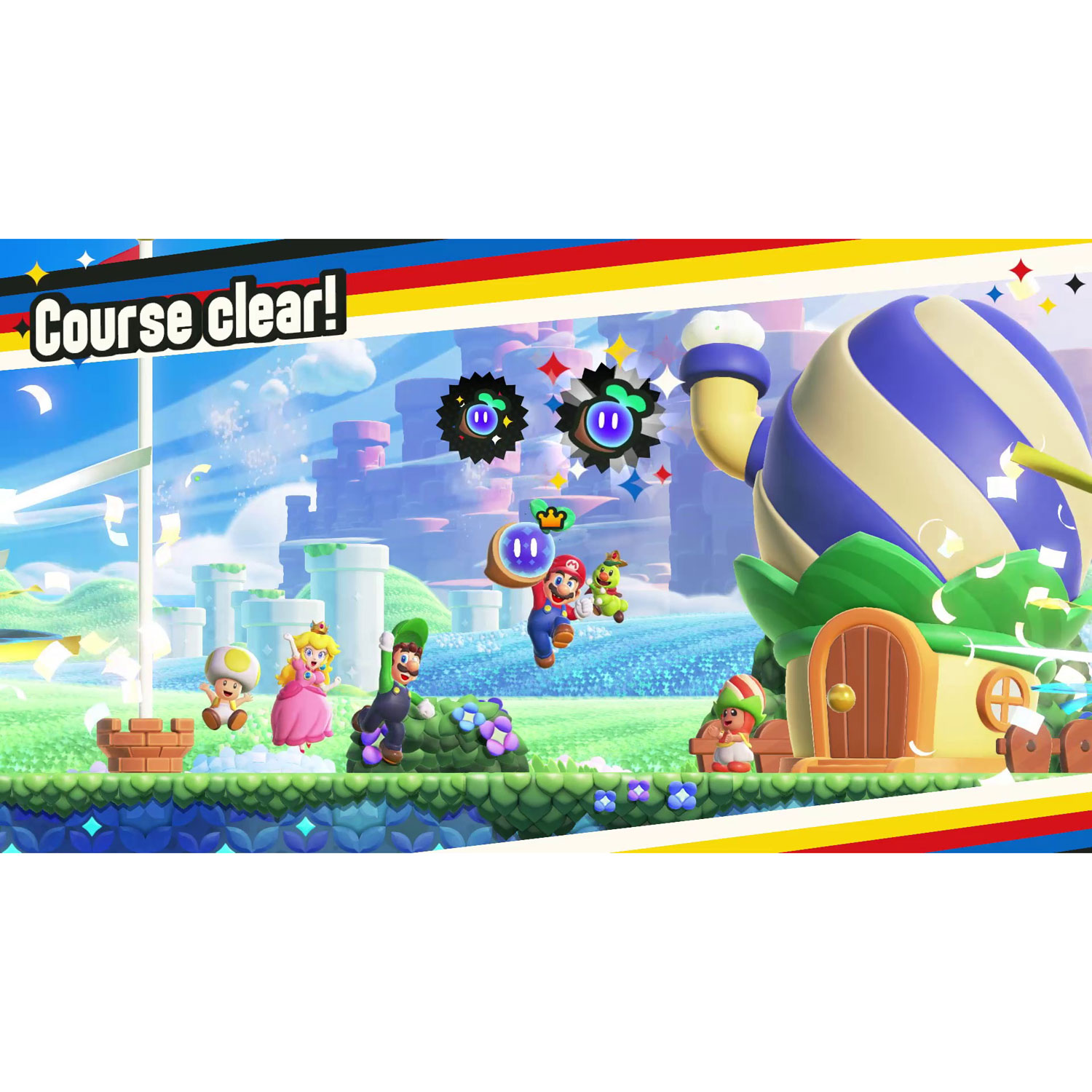 Ensemble Nintendo Switch - Modèle OLED Super Mario Bros. Wonder et abonnement individuel Online de 3 mois