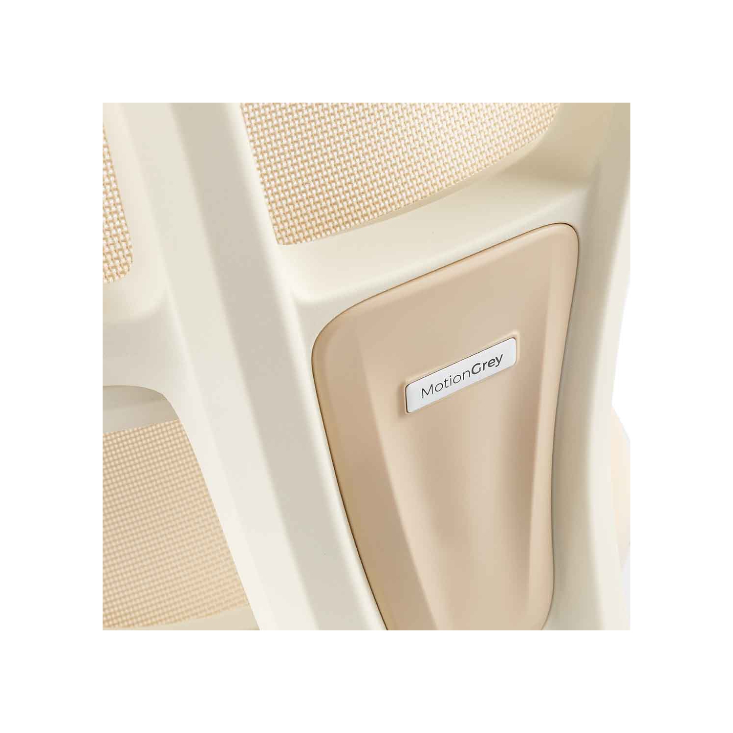 MotionGrey Mellow Ergonomic Office Chair-Comfy High Mesh Back Support with Adjustable Armrests-Beige Desk Computer Chairs Perfect for Home Gaming and