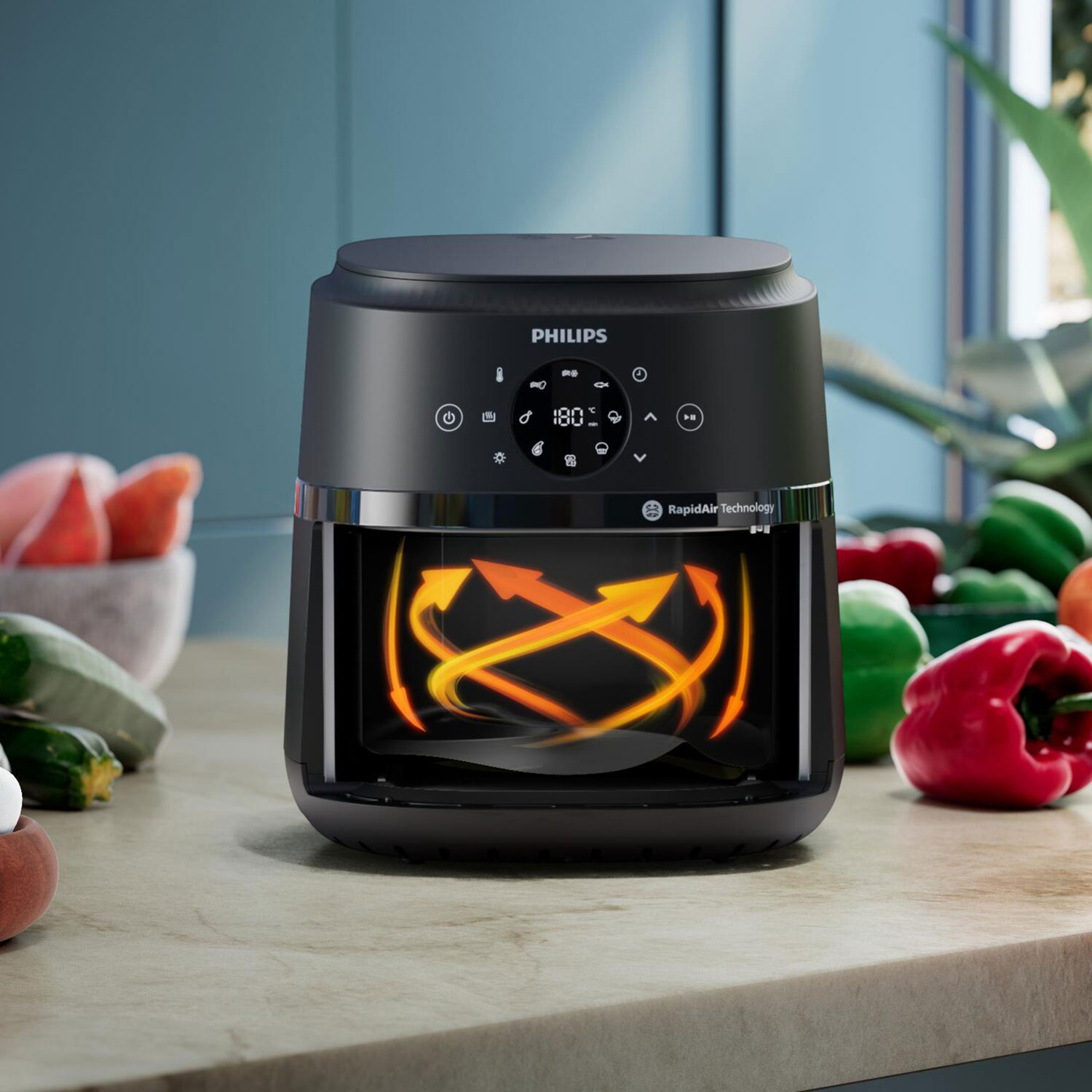 Philips 2000 Series Air Fryer - 4.2L - Black