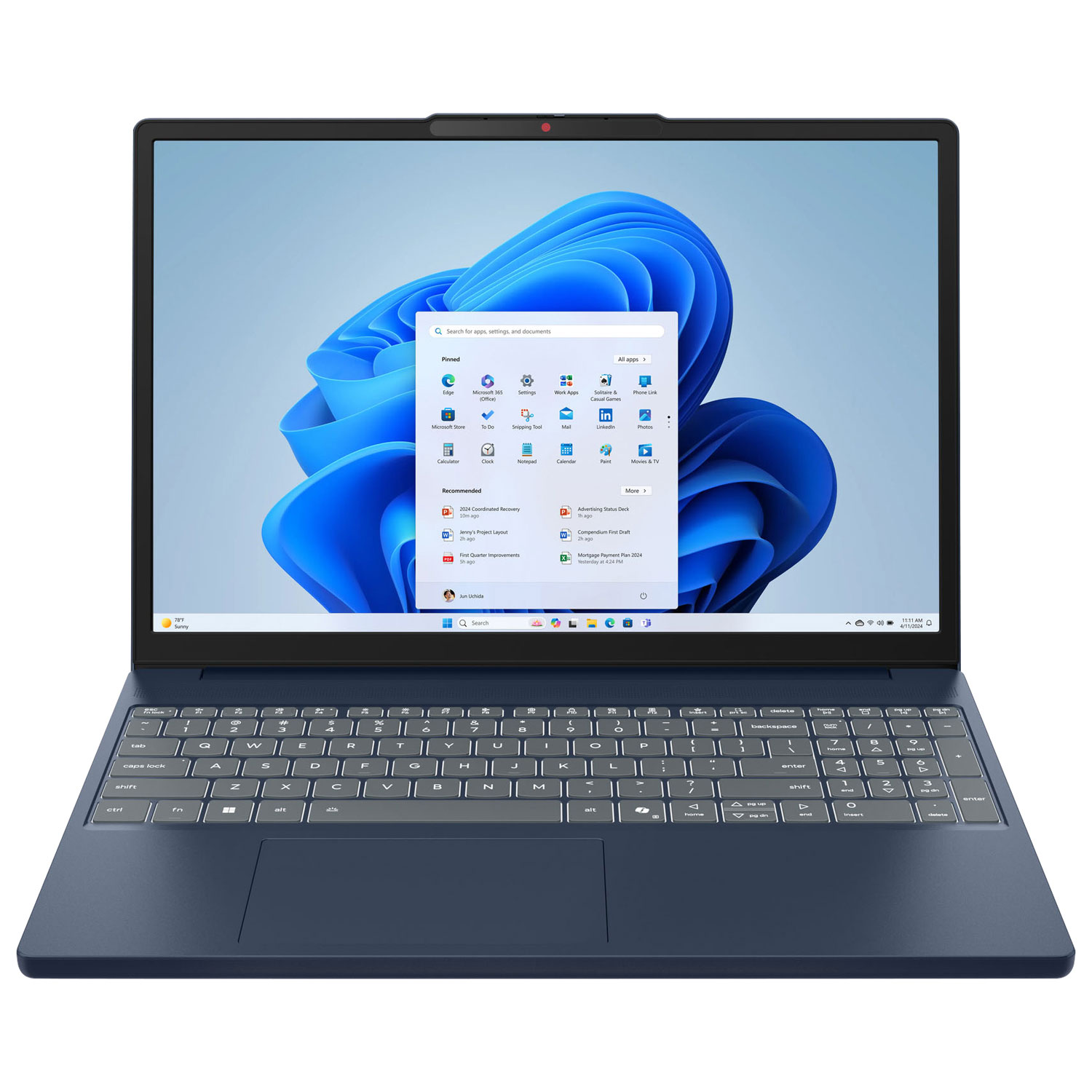 Lenovo IdeaPad Slim 3i 15.3" Laptop - Cosmic Blue