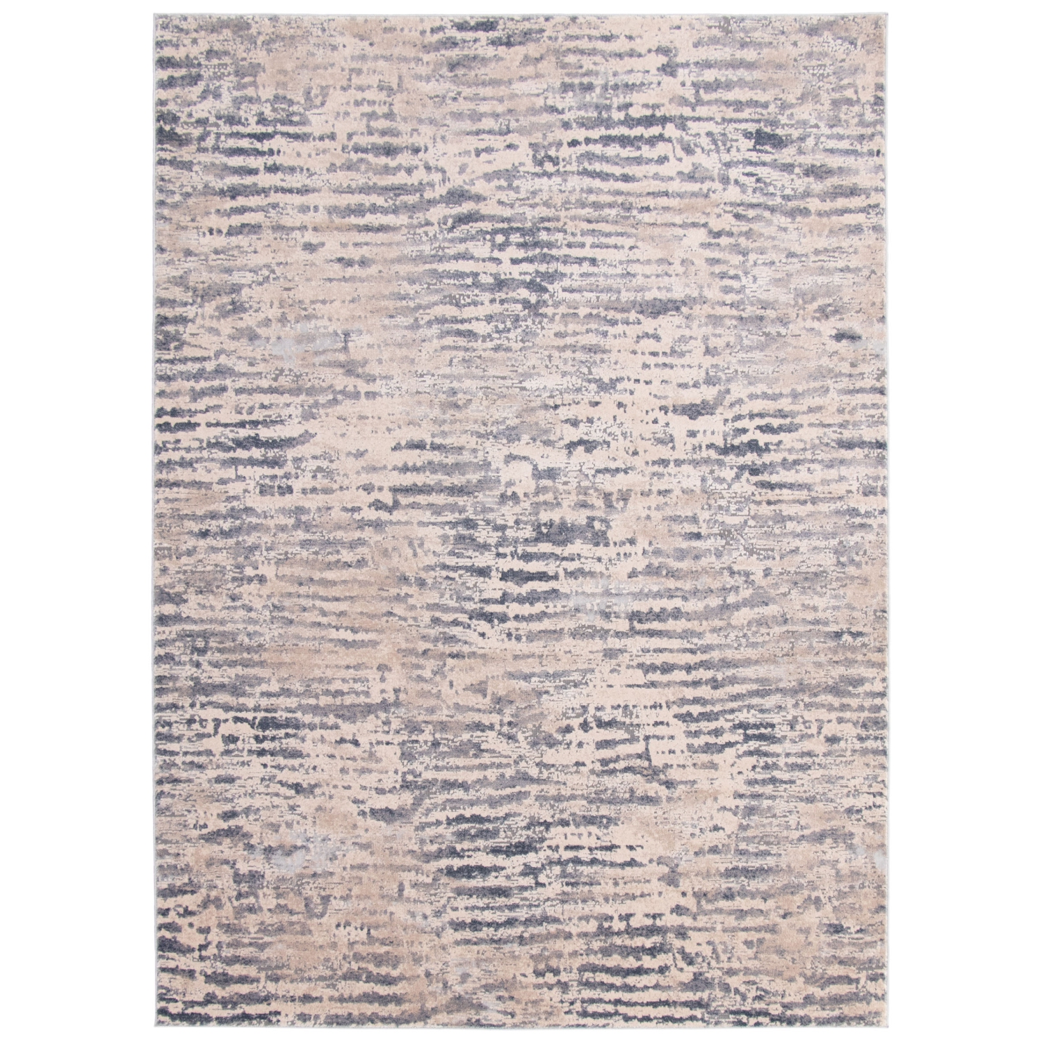 Tapis en polypropylène taupe Noelle 5 pi 3&nbsp;po x 7 pi 3&nbsp;po