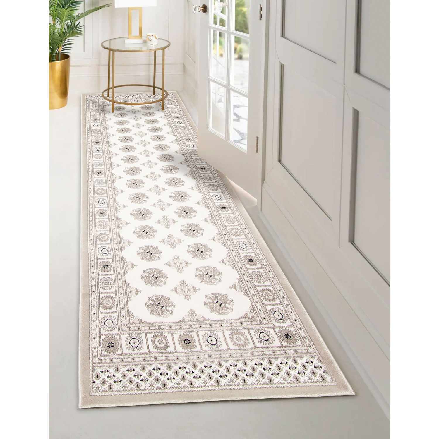 Bokhara Red Polypropylene Rug 3'11" x 5'7"