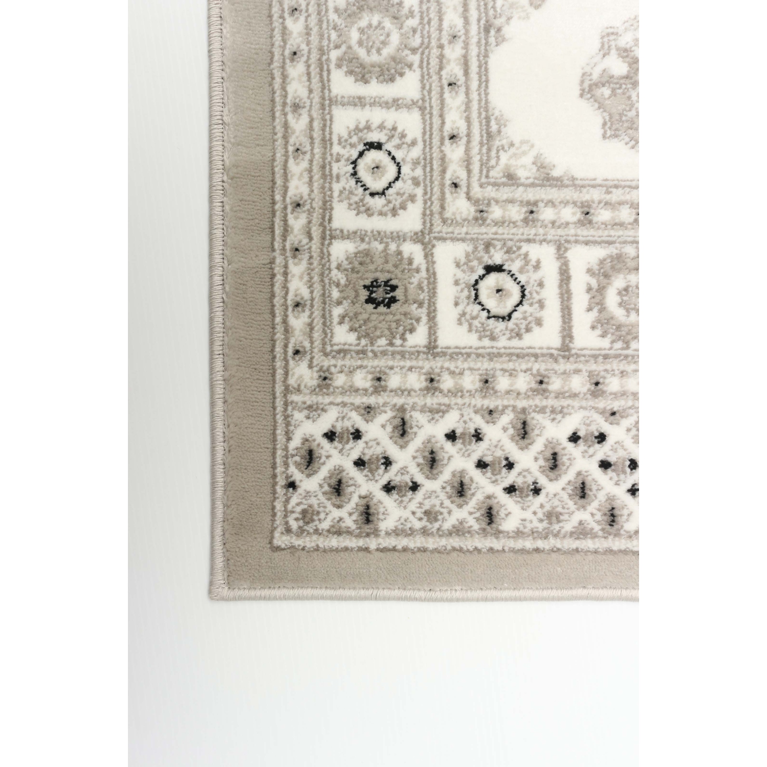 Bokhara Red Polypropylene Rug 3'11" x 5'7"