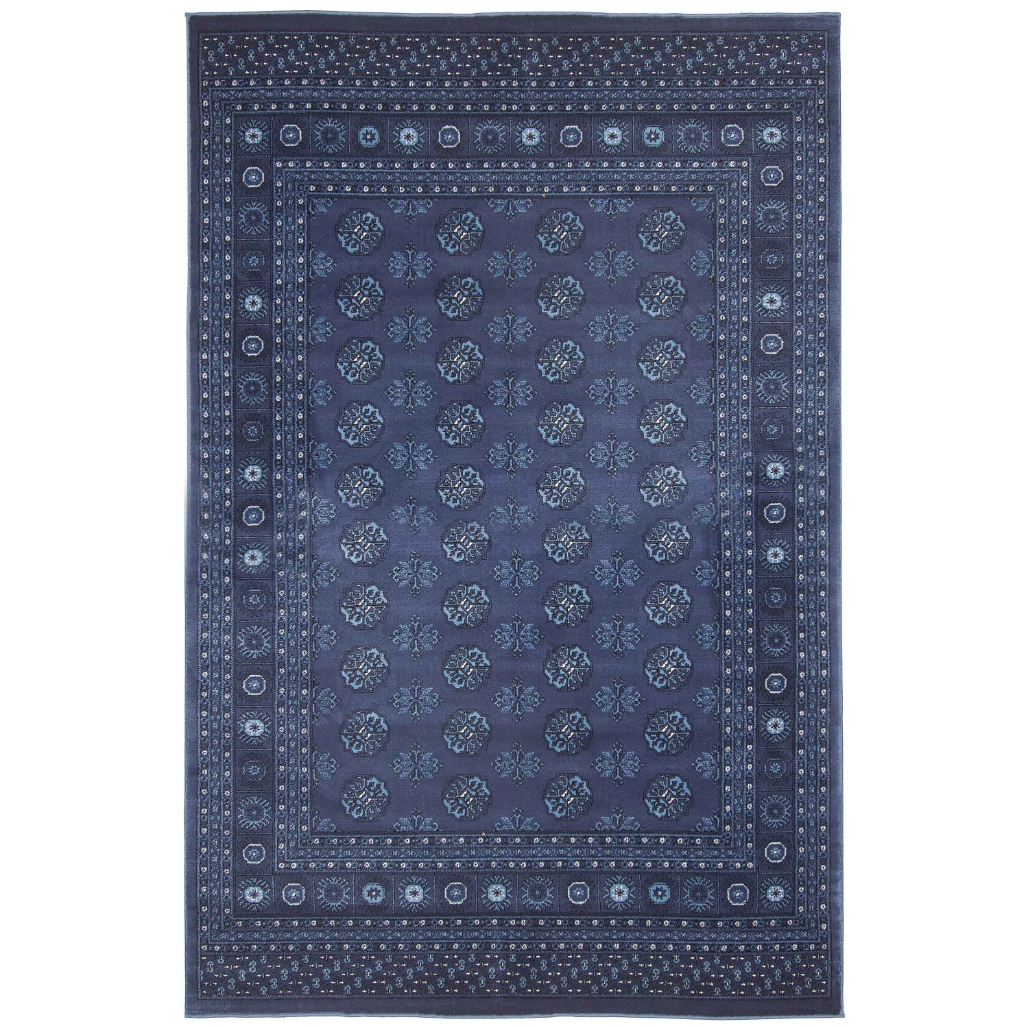 Bokhara Red Polypropylene Rug 3'11" x 5'7"
