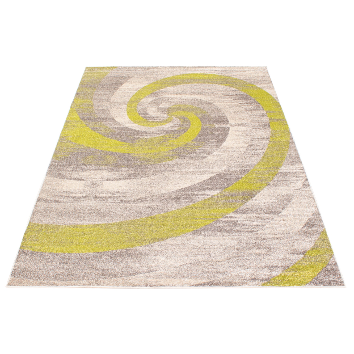 Cora Ivory/Gold Polypropylene Rug 5'3" x 7'3"