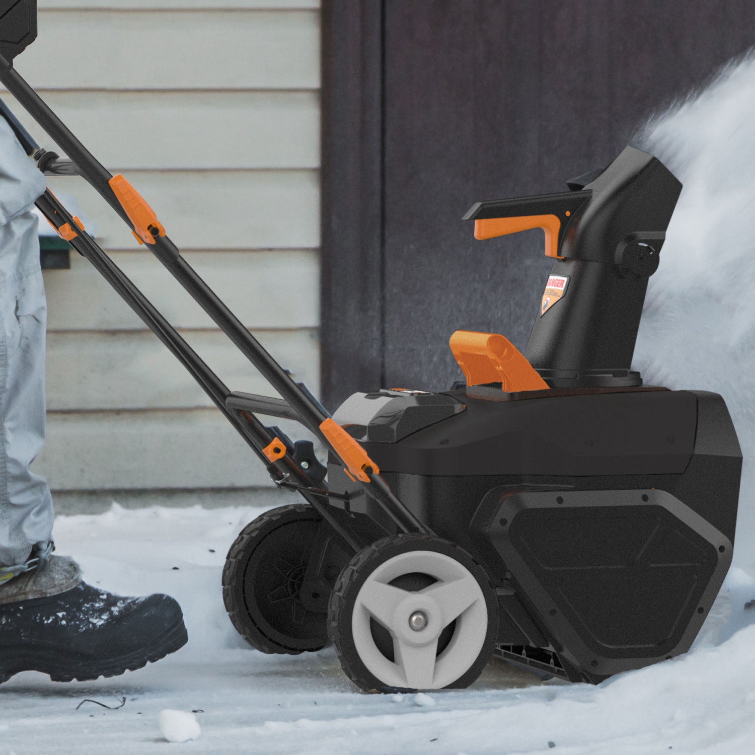 WORX – Souffleuse à neige sans fil PowerShare de 20&nbsp;po de Nitro 40&nbsp;V avec moteur sans balais