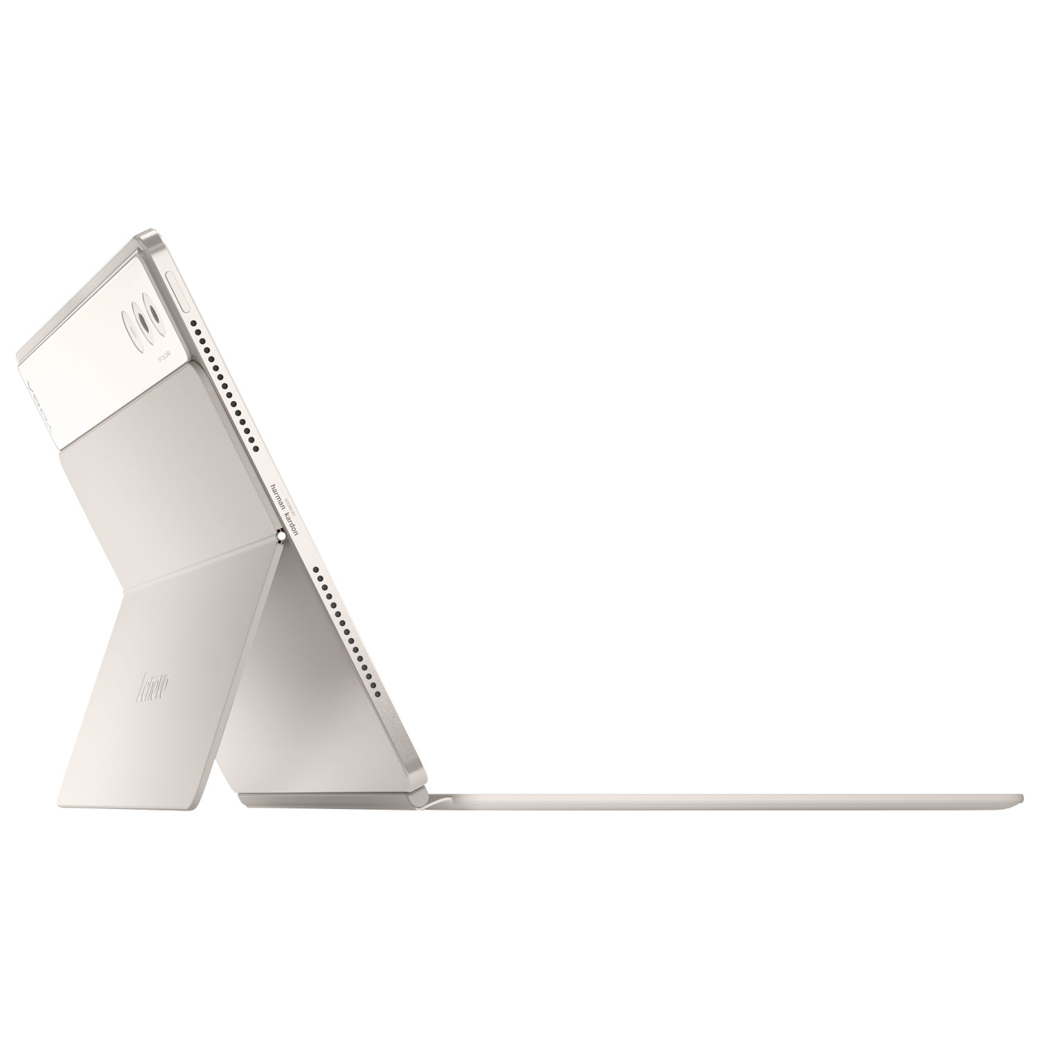 Lenovo Yoga Tab Plus 12.7" 256GB Android 14 Tablet w/ Qualcomm Snapdragon 8 Gen 3 Processor, Keyboard & Pen - Seashell