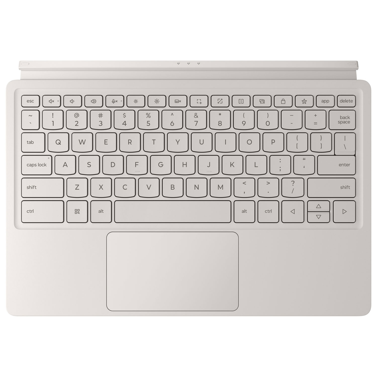 Lenovo Yoga Tab Plus 12.7" 256GB Android 14 Tablet w/ Qualcomm Snapdragon 8 Gen 3 Processor, Keyboard & Pen - Seashell