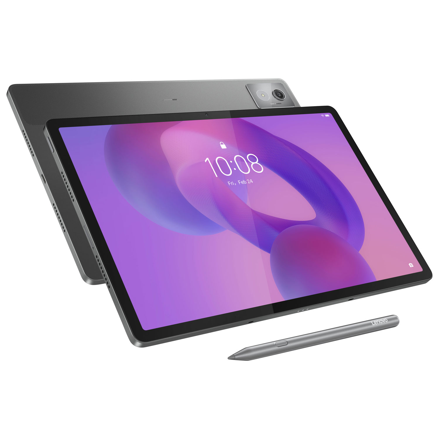 Lenovo Idea Tab Pro 12.7" 256GB Android 14 Tablet with MediaTek Dimensity 8300 Processor & Pen - Luna Grey