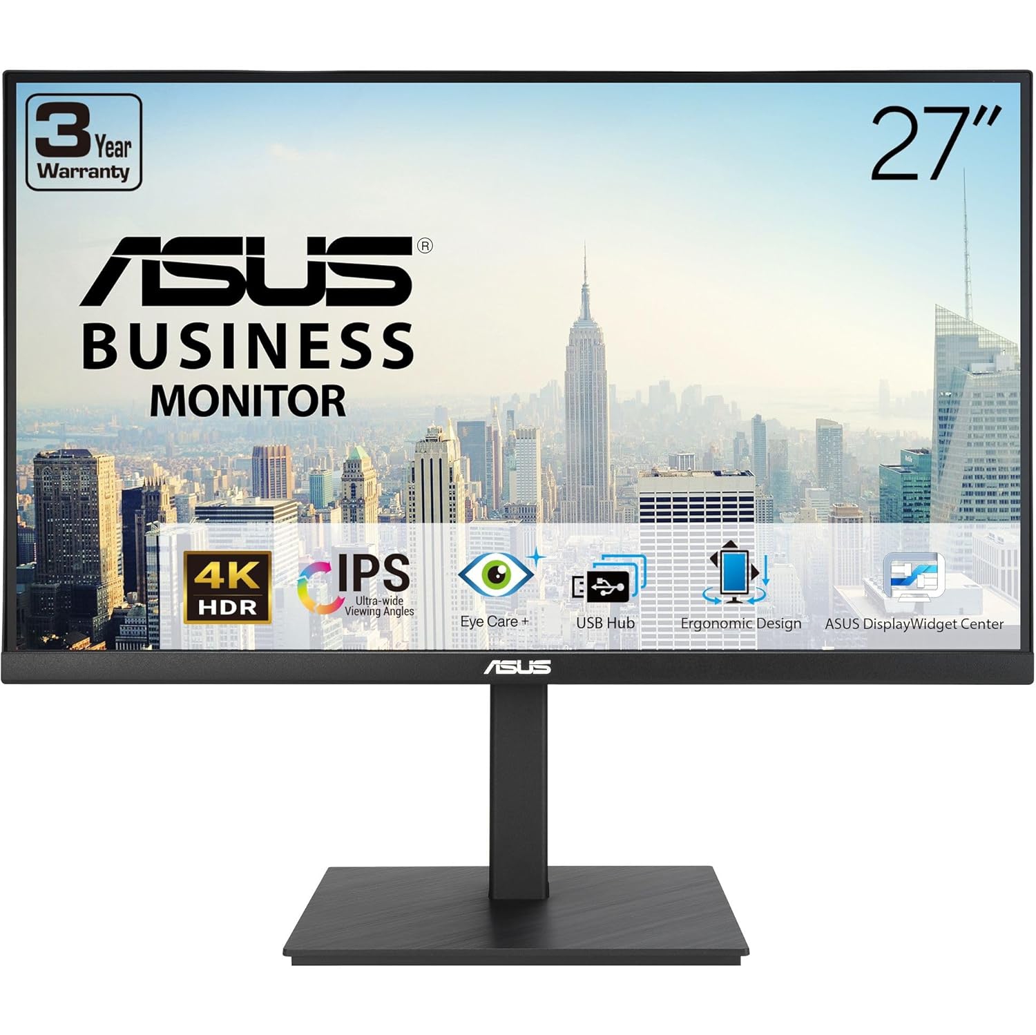 MONITEUR HDR 4K DE 27 PO VA27UQSB D'ASUS