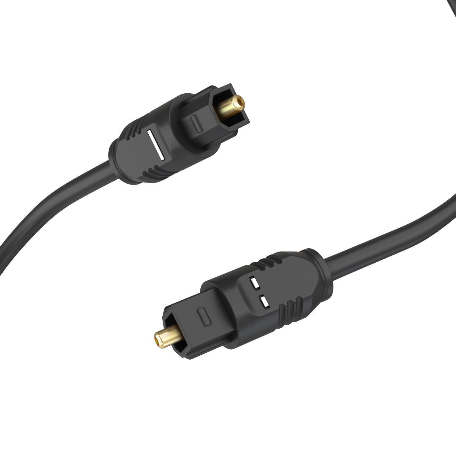 Câble audio optique 12 pi Câble Toslink mince Câble fibre optique plaqué or Câble optique mince S/PDIF Audio numérique pour barre de son,