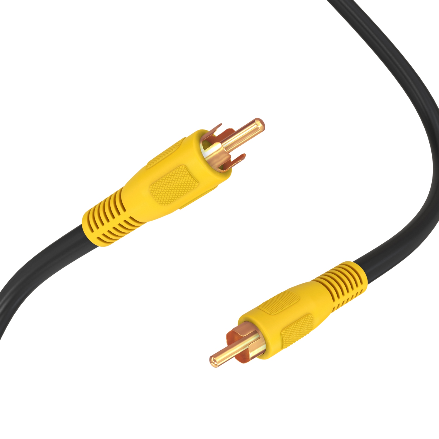 Cmple – Câble de haut-parleur d'extrêmes graves RCA de 12 pi Câble coaxial S/PDIF, audio numérique