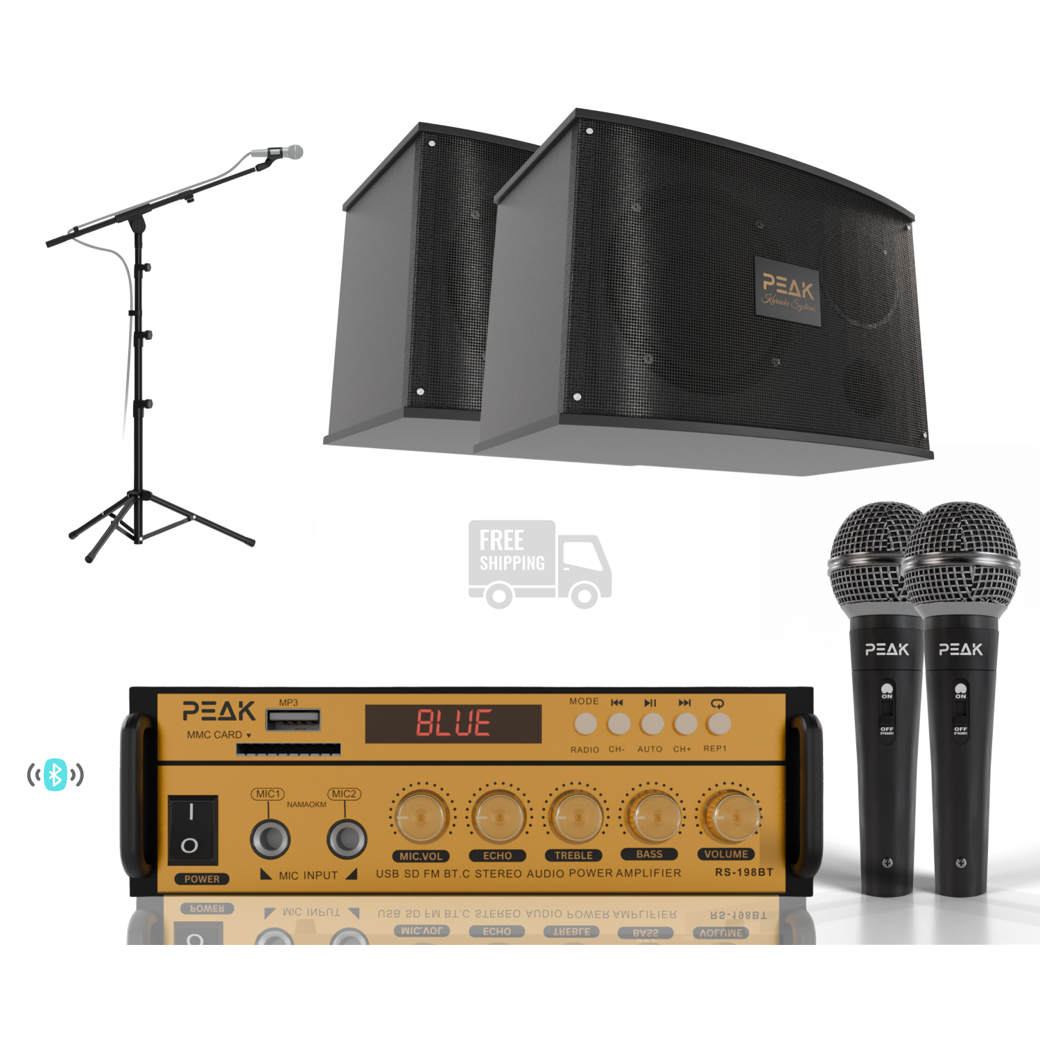 PEAK Karaoke GOLD FLOYD PRO STAGE I System - 600W