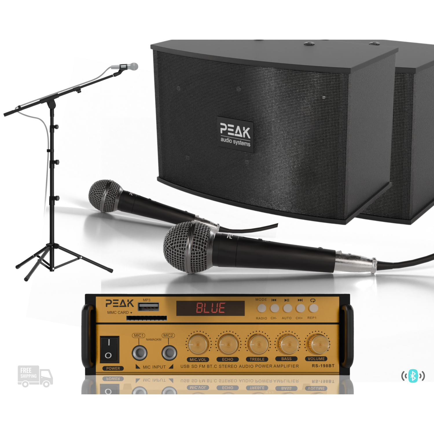 PEAK Karaoke GOLD FLOYD PRO STAGE I System - 600W