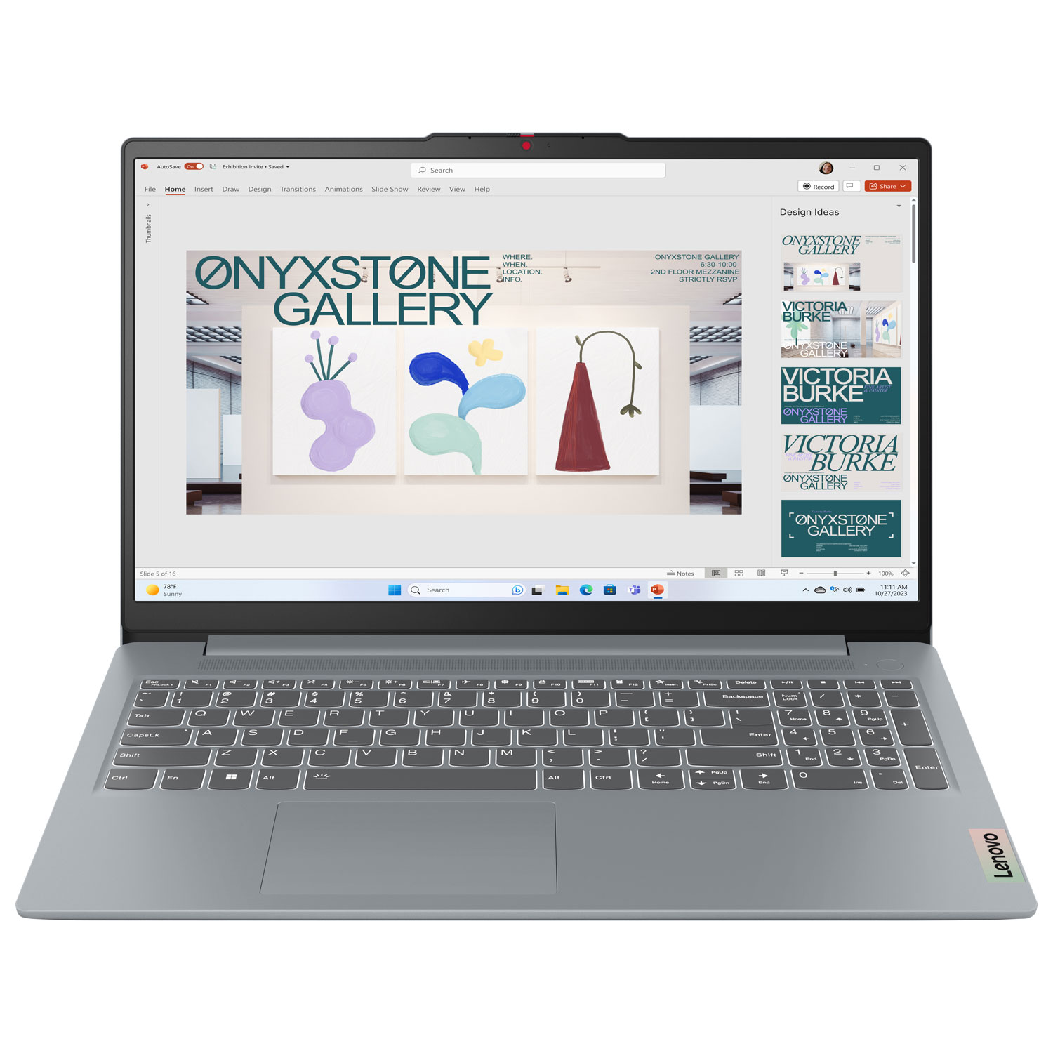 Lenovo IdeaPad Slim 3i 15.6" Laptop - Arctic Grey