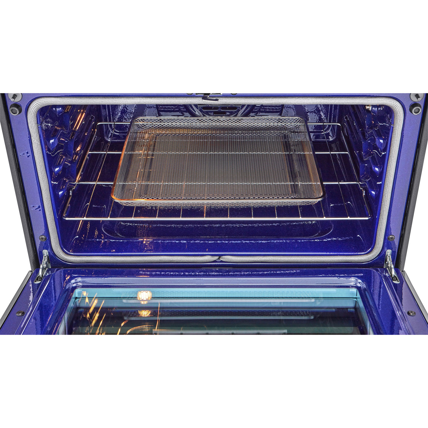 LG 30" 7.3 Cu. Ft. Double Oven 5-Element Freestanding Electric Range - Stainless Steel