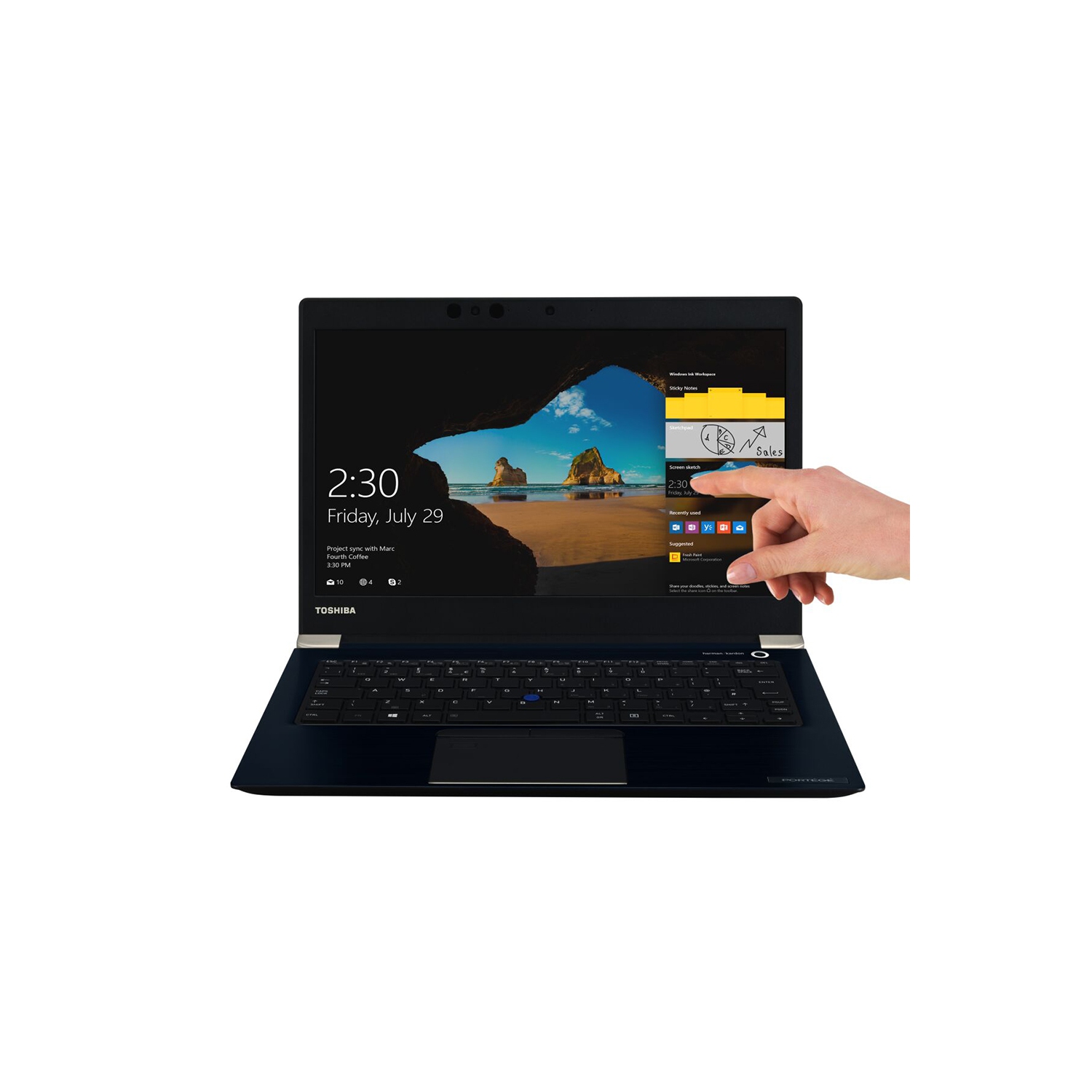 Open Box - Toshiba Portege X30-D 13" Laptop, Core i7-7600U, 8GB DDR4, 128GB SSD, Windows 10 Professional