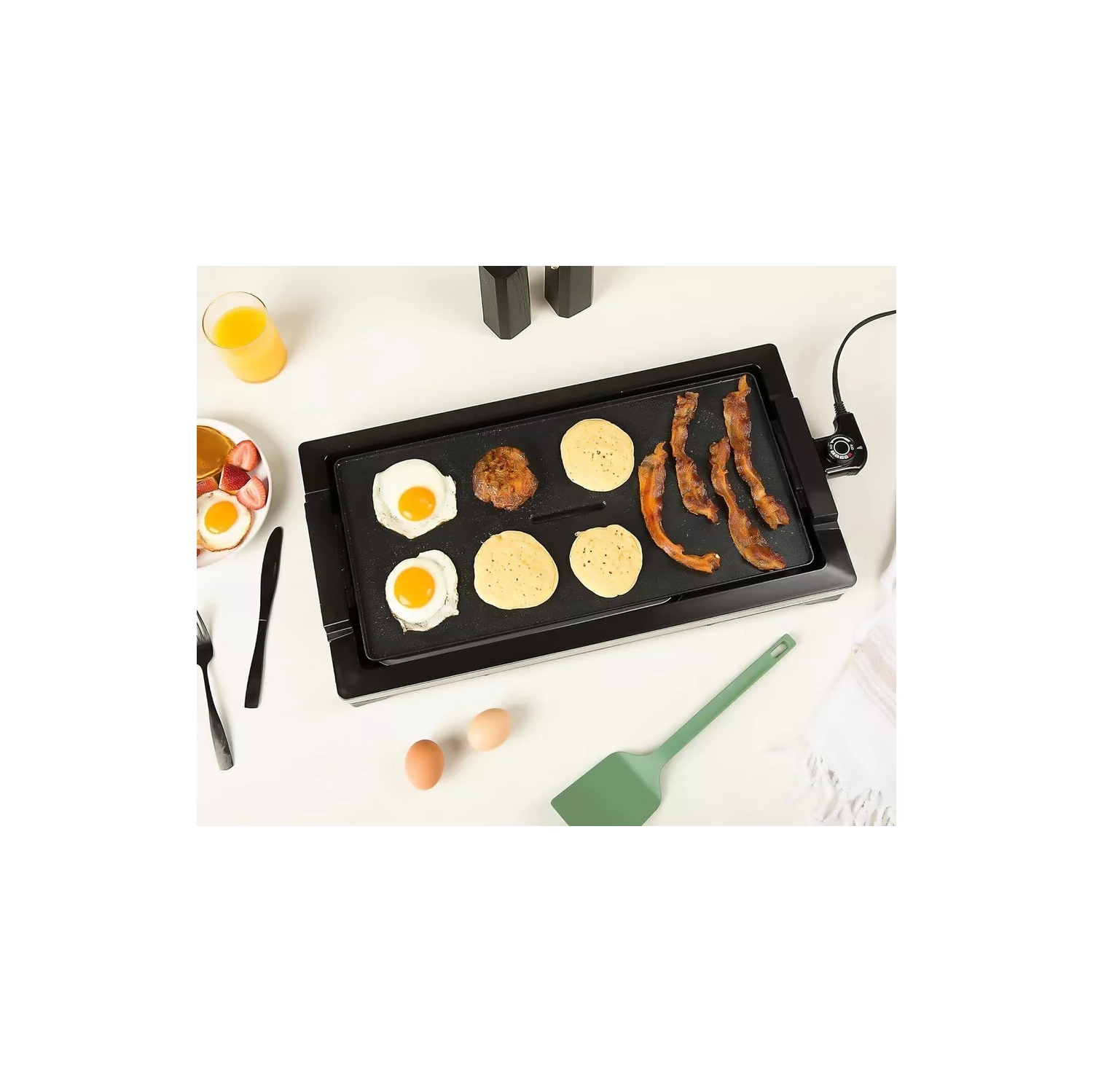 1800W Smokeless Electric Indoor Griddle & Tabletop Grill