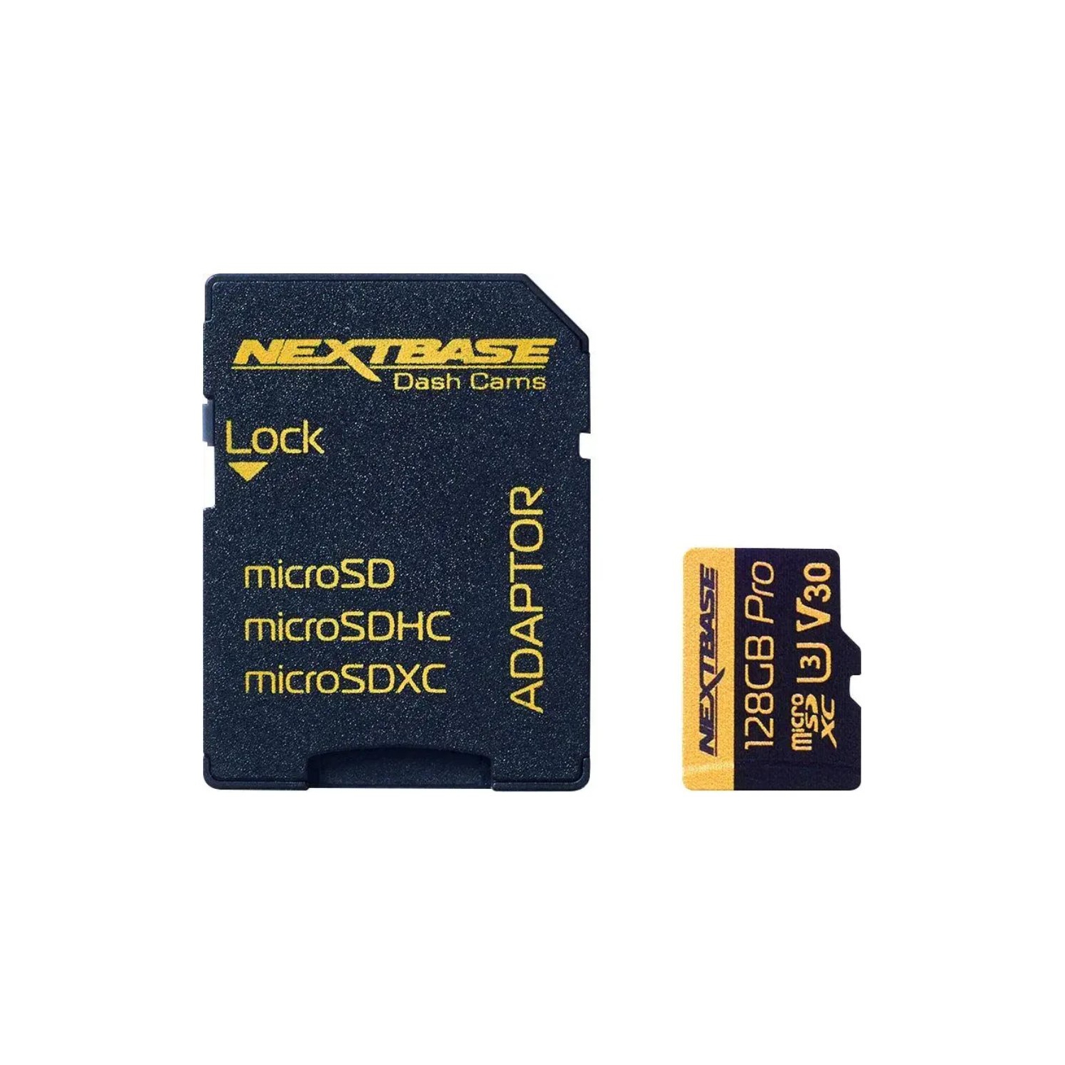 Carte mémoire U3 MicroSD de 128&nbsp;Go - Remis à neuf pour caméras de tableau de bord