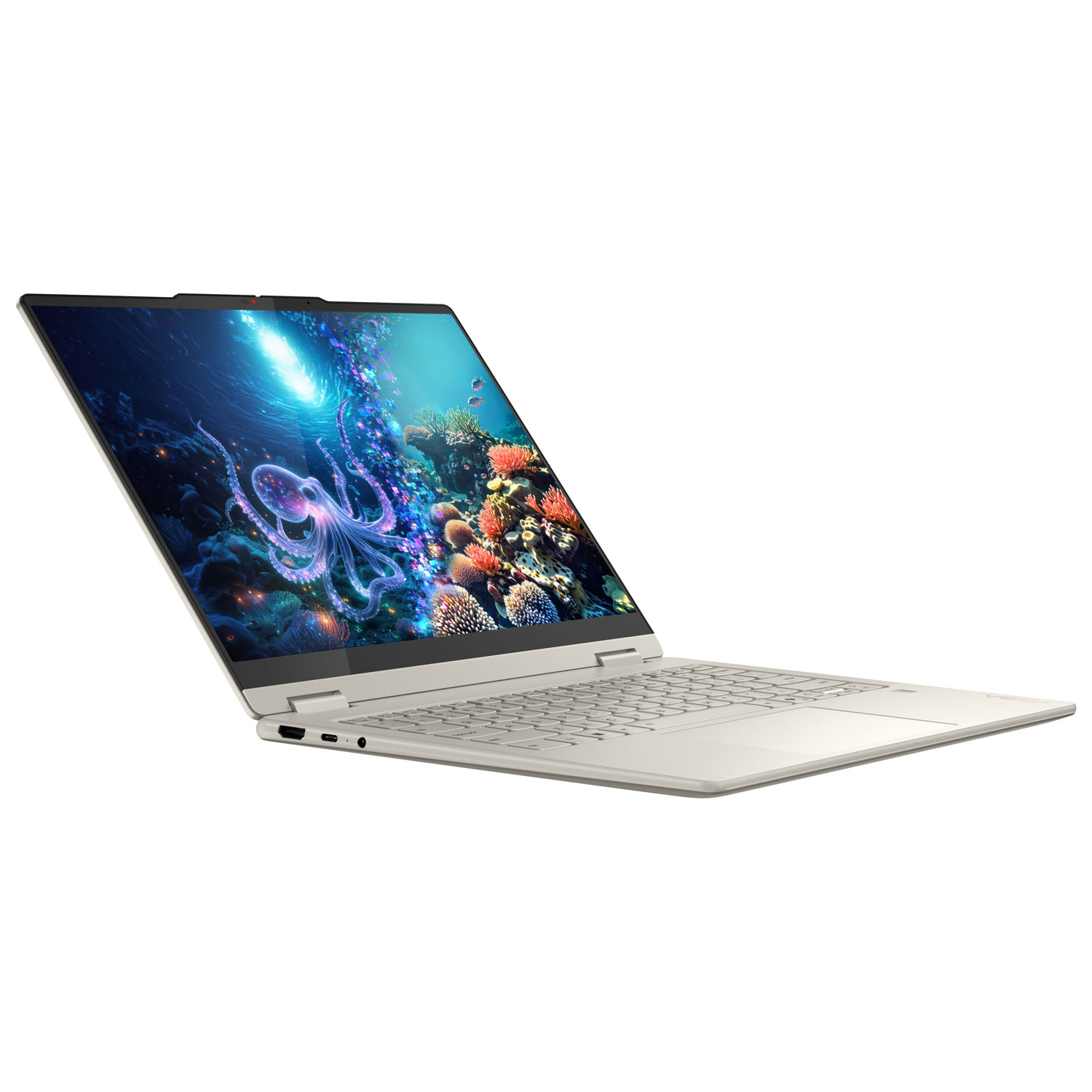 Portable à écran tactile 2-en-1 de 14 po Yoga 7 Copilot+ PC de Lenovo - Coquillage