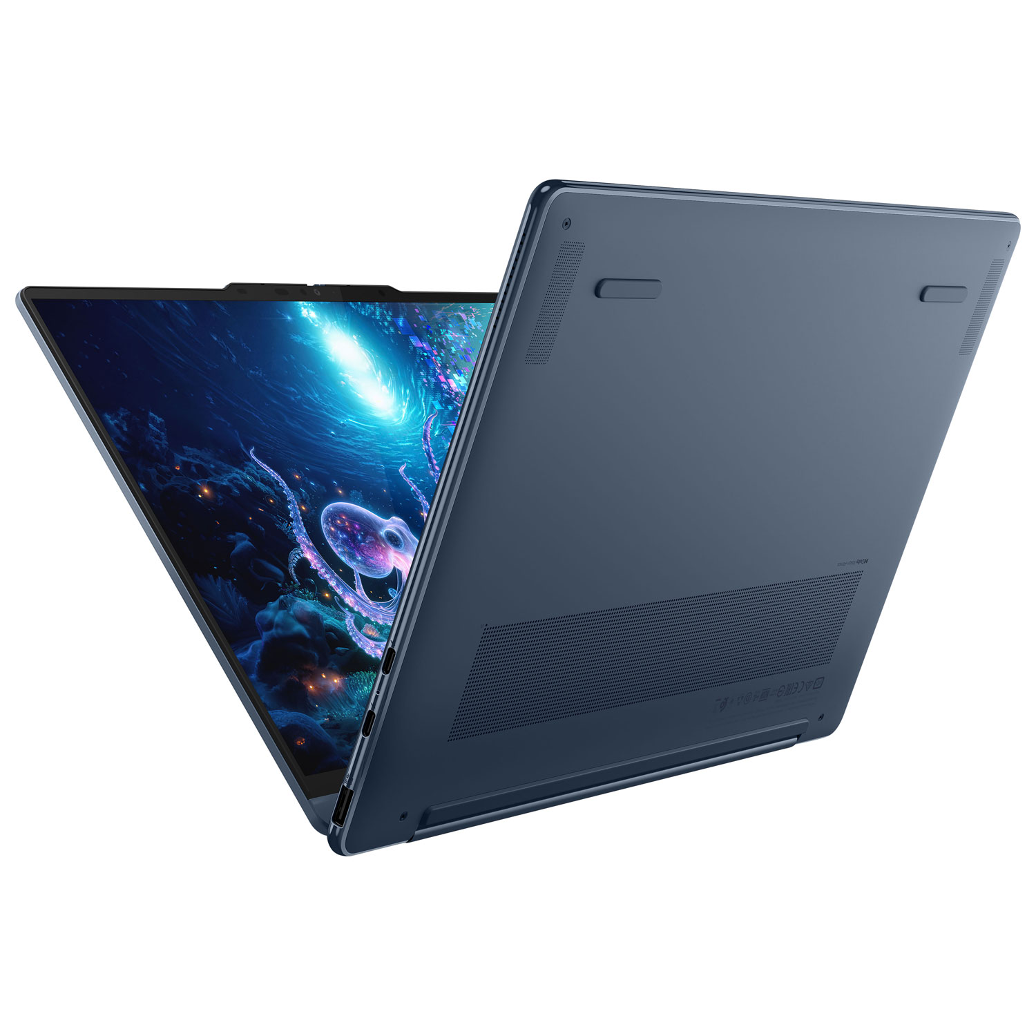 Portable 2-en-1 à écran tactile de 14 po Yoga 9i Copilot+ PC de Lenovo - Bleu cosmique