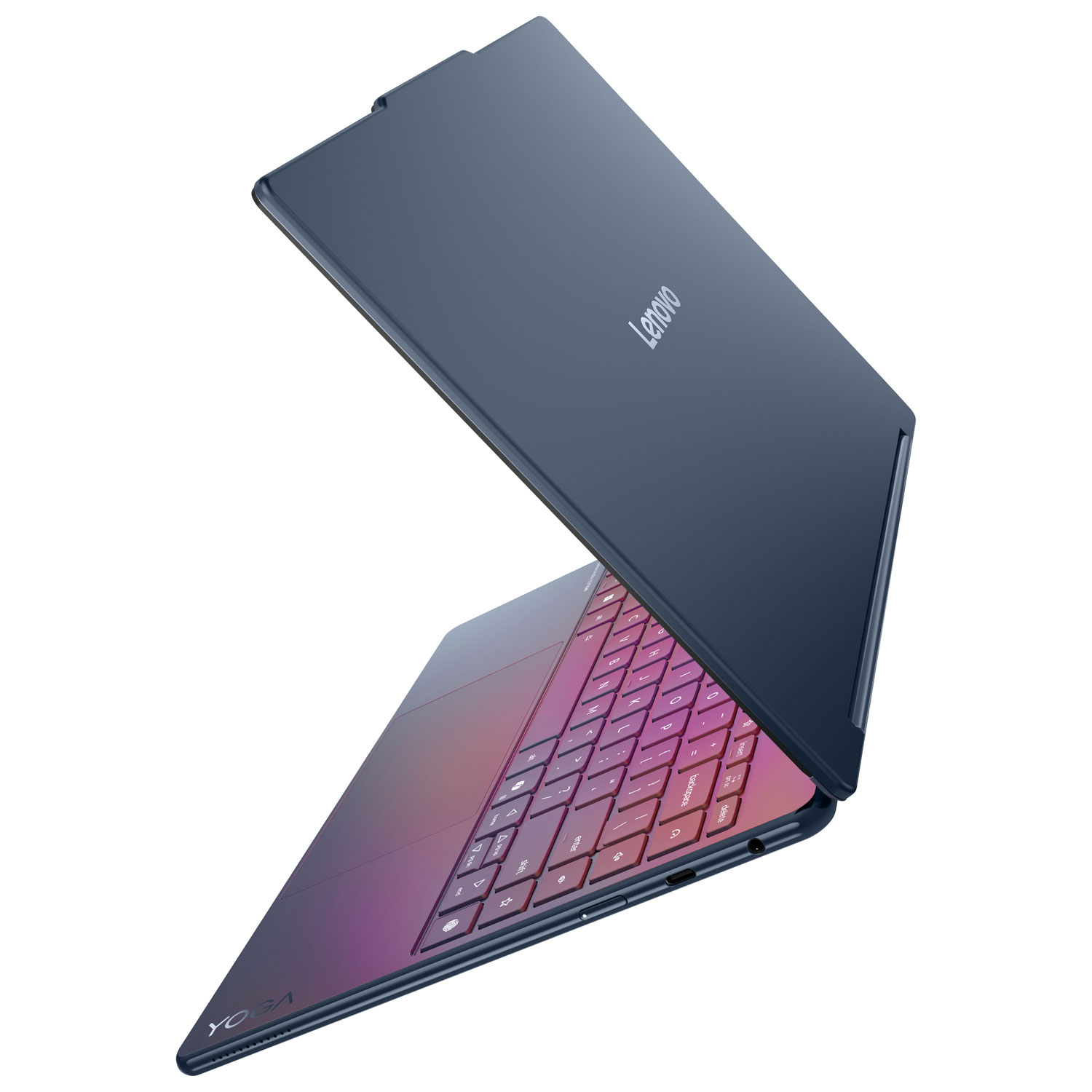 Portable 2-en-1 à écran tactile de 14 po Yoga 9i Copilot+ PC de Lenovo - Bleu cosmique