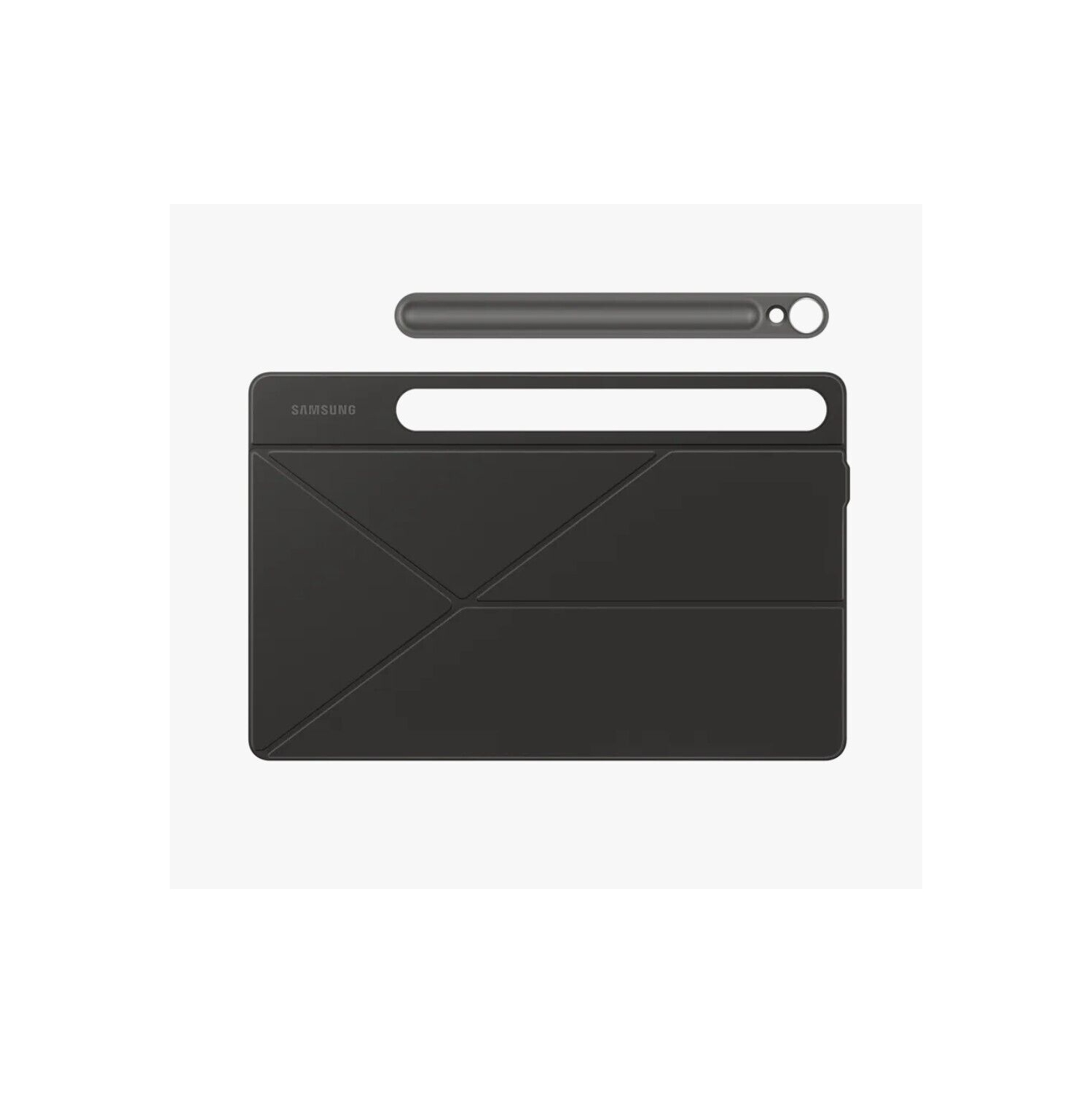 Open Box Samsung Smart Book Cover Case for Galaxy Tab S9+/S9 FE+ - Black