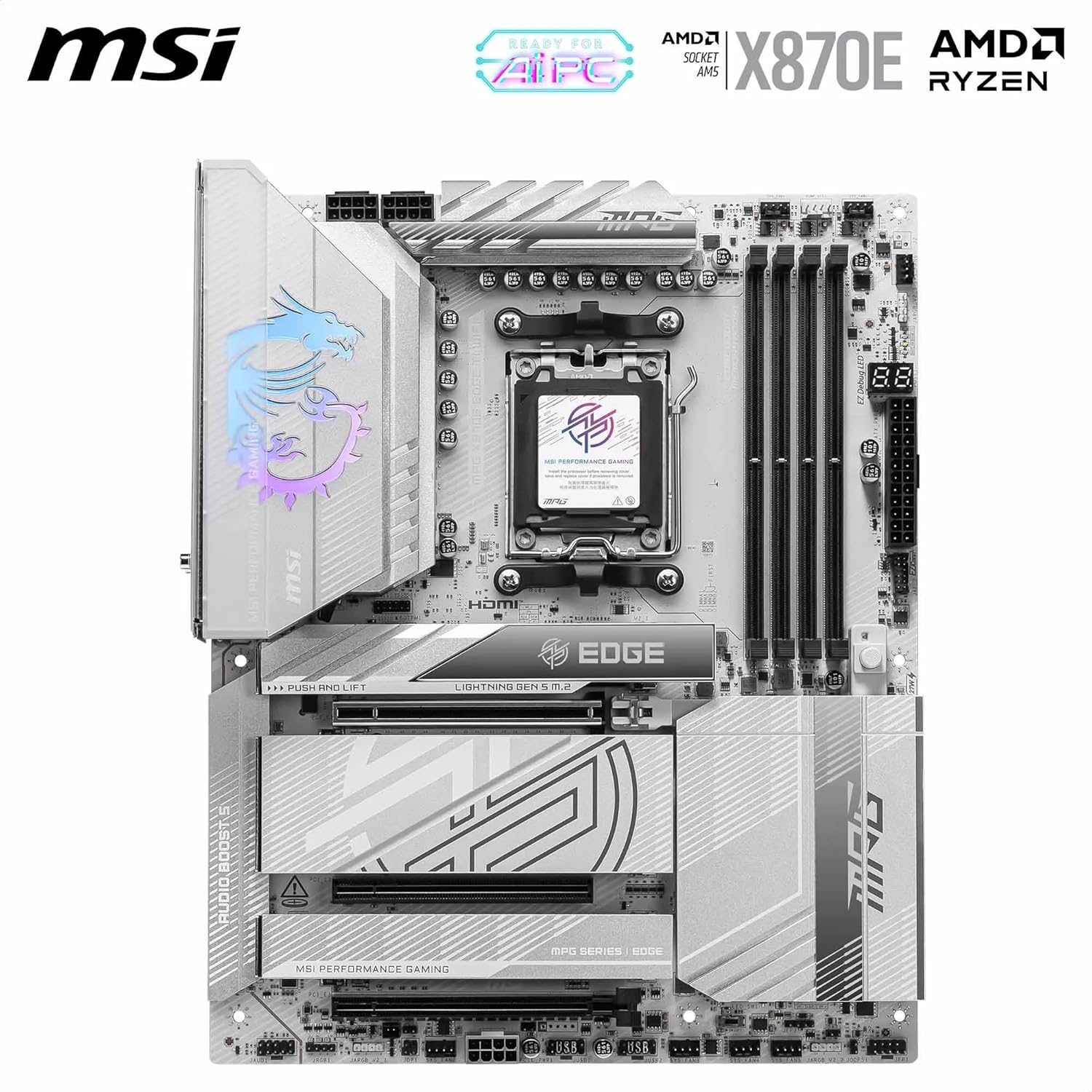 MSI MPG X870E Edge TI WiFi Gaming Motherboard