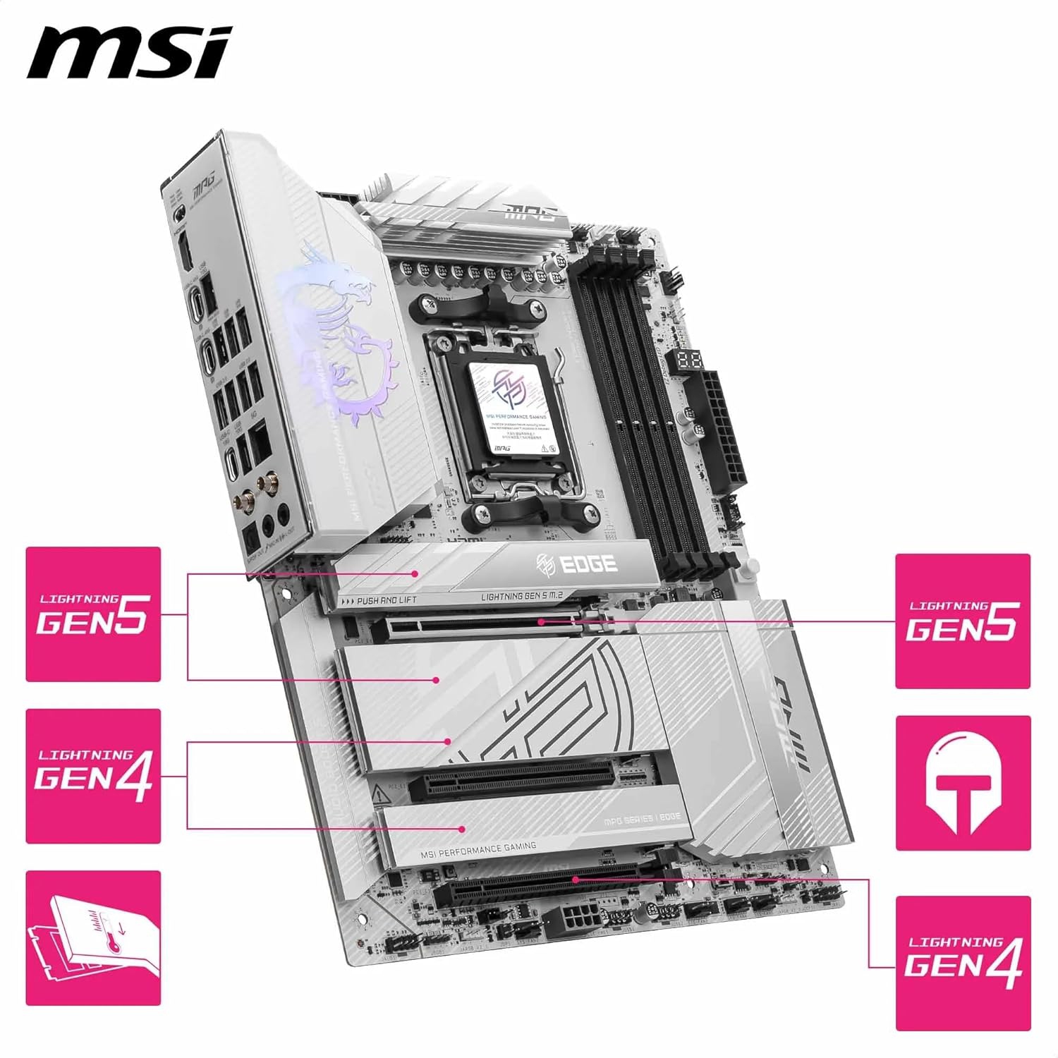 MSI MPG X870E Edge TI WiFi Gaming Motherboard