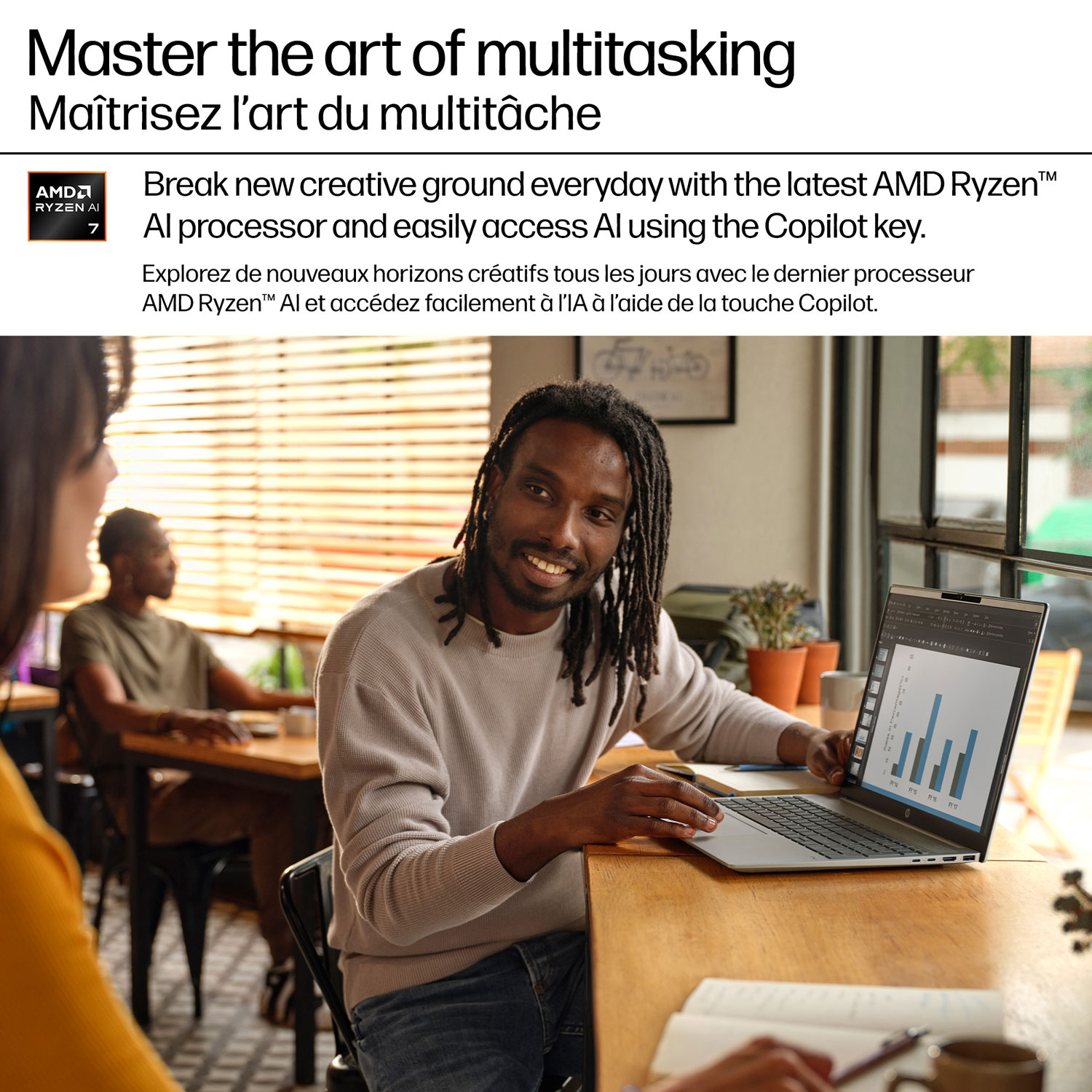 Portable DELO Copilot+ PC de 16 po OmniBook de HP - Argent glacier