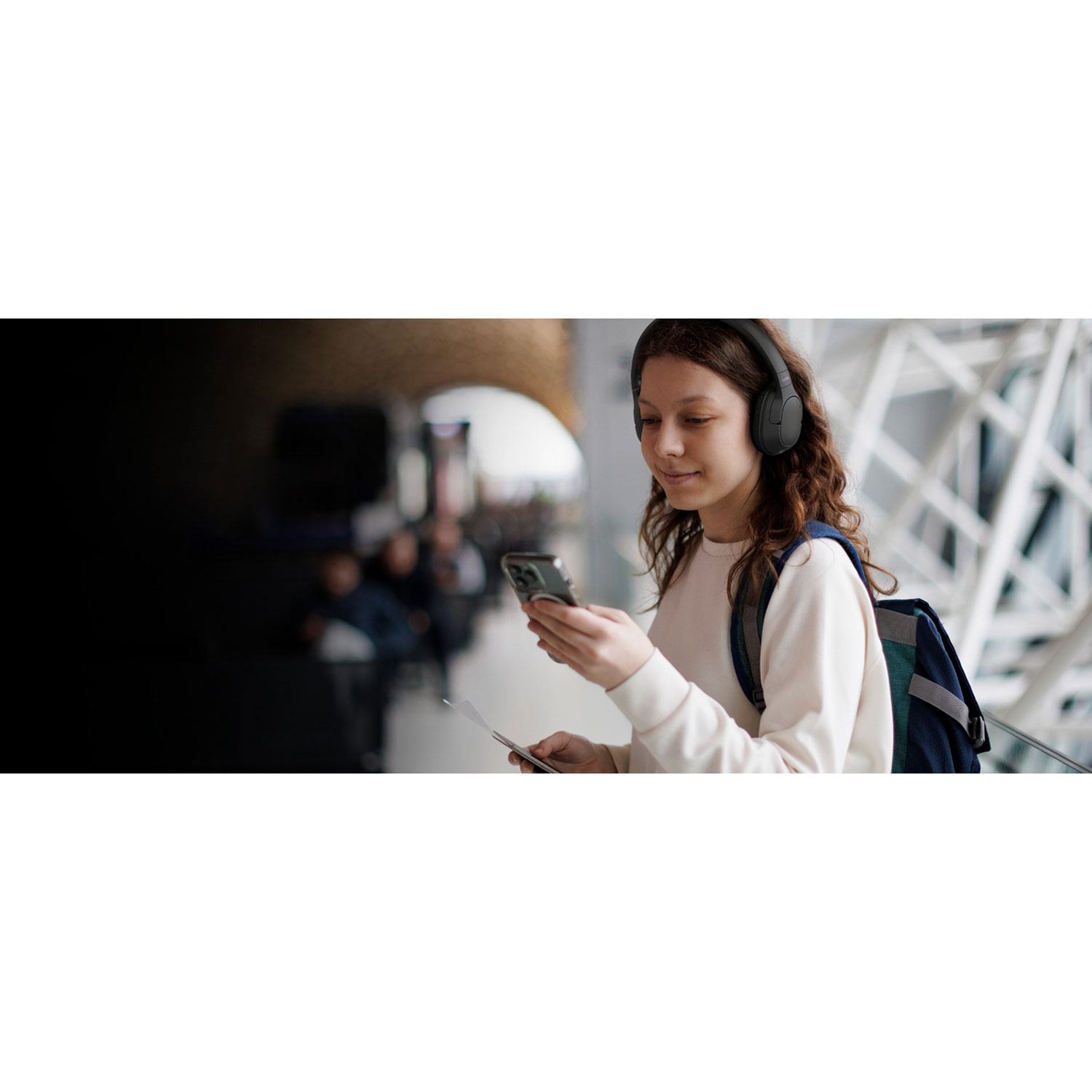 Belkin SoundForm Surround Over-Ear Sound Isolating True Wireless Headphones - Black