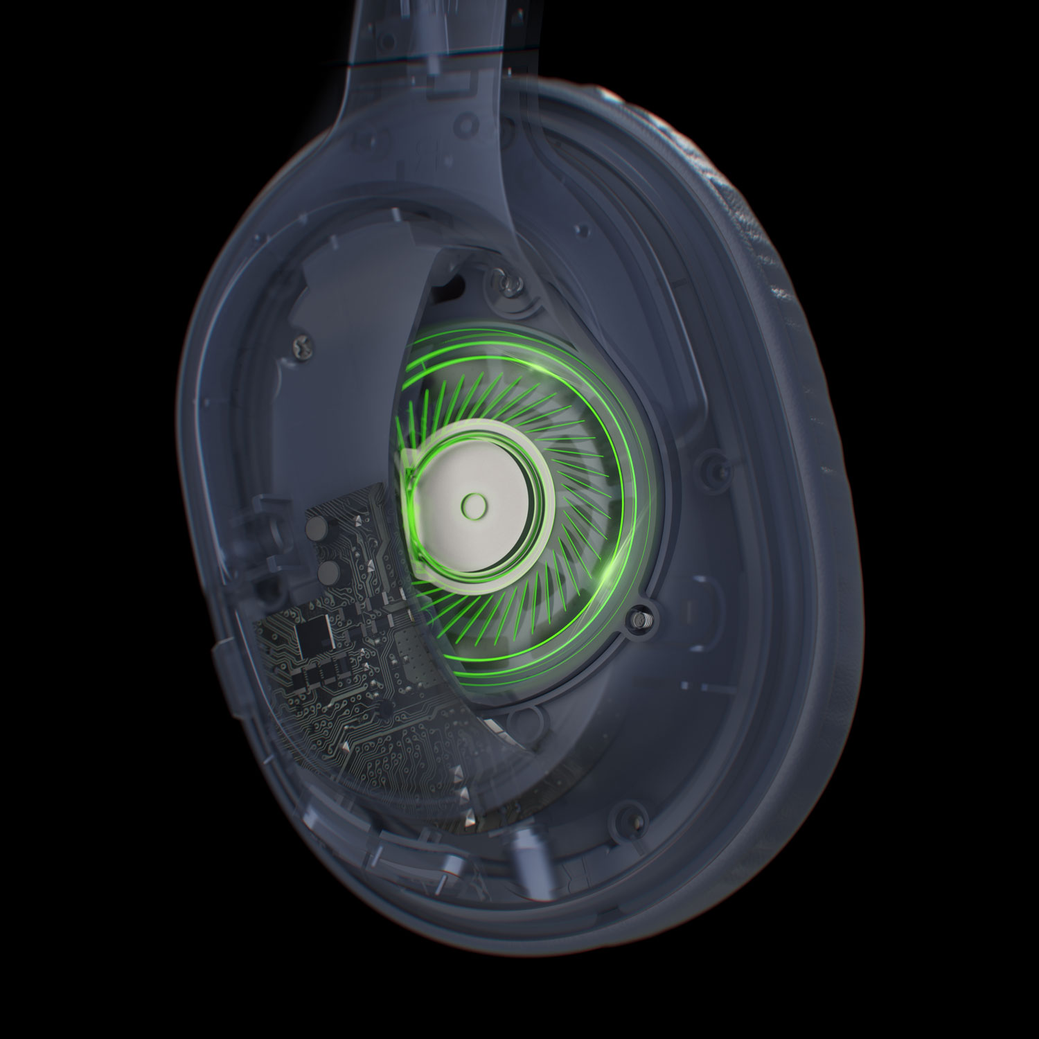 Belkin SoundForm Surround Over-Ear Sound Isolating True Wireless Headphones - Black