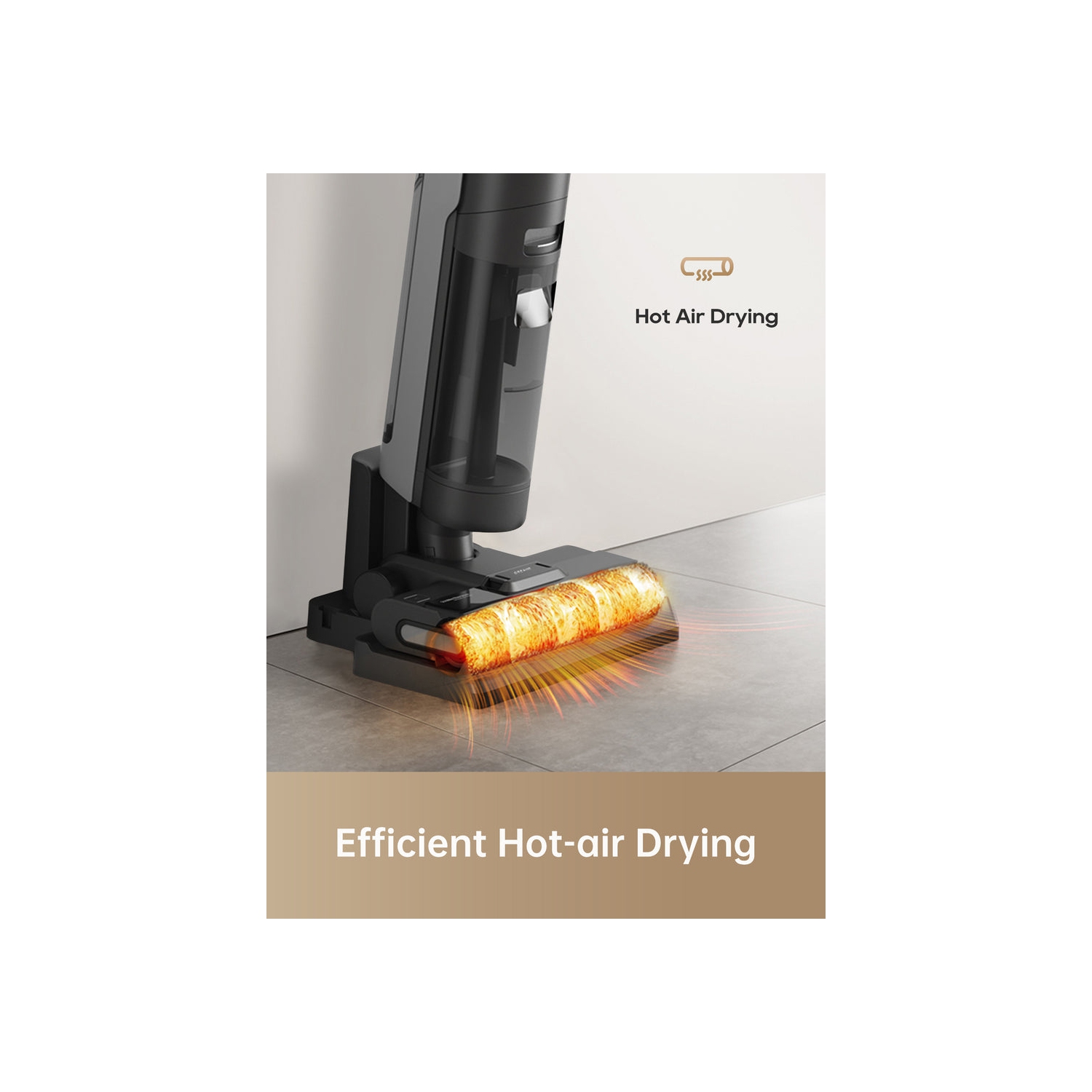 Dreame H12S Wet Dry Vacuum, Smart Floor Cleaner Cordless Vacuum/Mop for Hard Floors, Edge Cleaning with Dirt Detection, Hot Air Drying, Great for