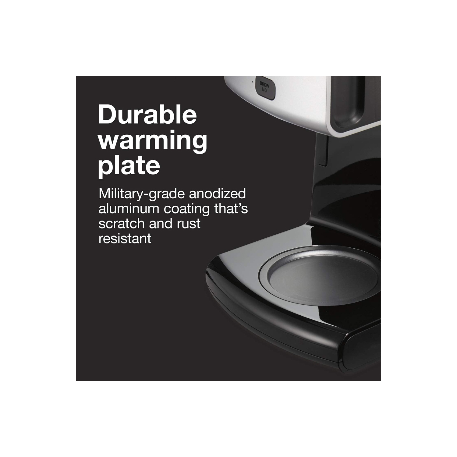 Proctor-Silex 12 Cup FrontFill Drip Coffee Maker with Glass Carafe, Black and Silver