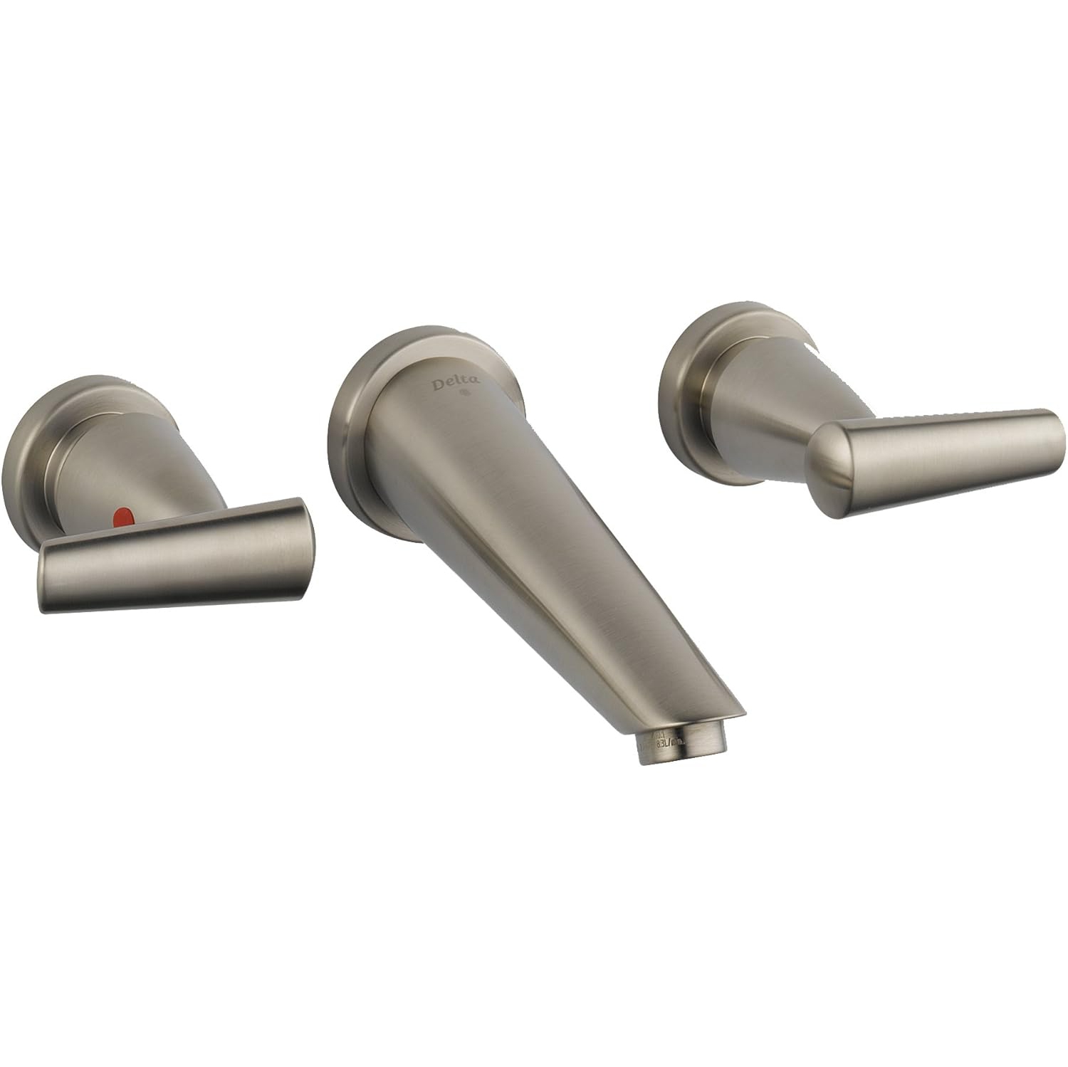 Delta 3582LF-SSWL Rizu Two Handle Wall-Mount Lavatory Faucet