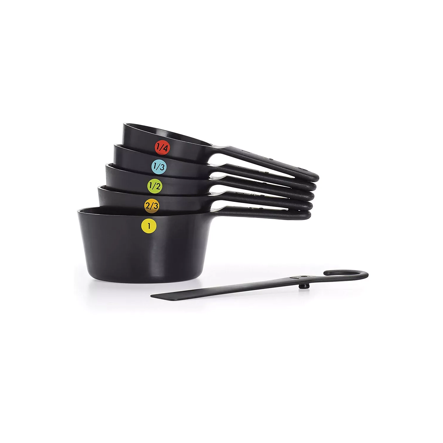 NEW OXO Good Grips 6-Piece Measuring Cup Set – Black