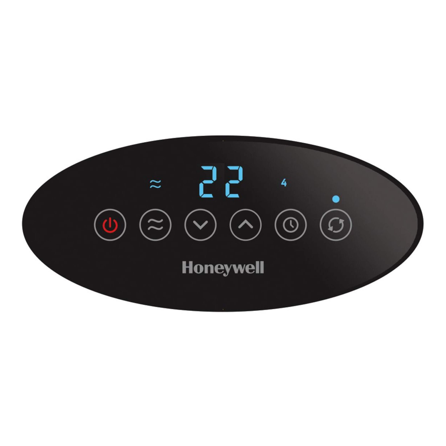 Honeywell – Petit radiateur vertical numérique en céramique HCE351C – 1500 W, noir