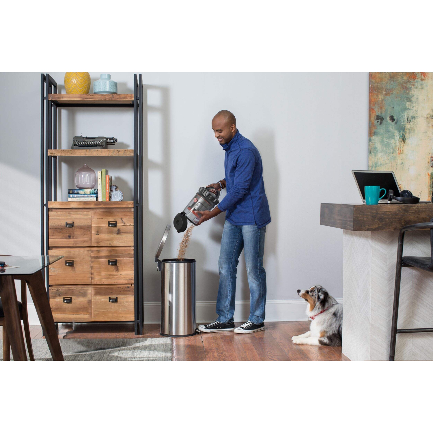 Hoover Multi-Surface Bagless Corded Canister Vacuum