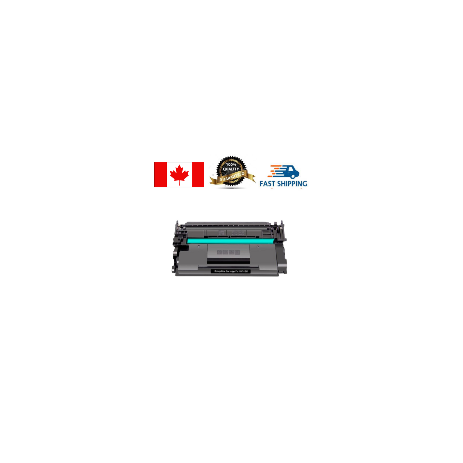 Cartouche de toner noir Canon 057H, compatible