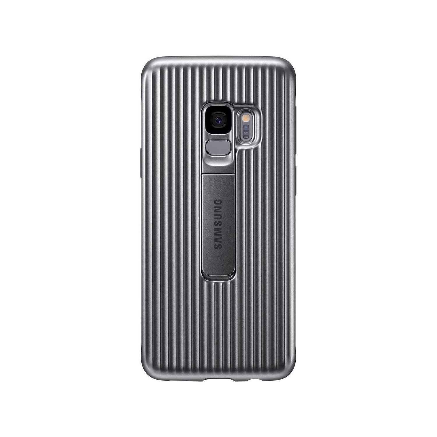 Samsung Galaxy S9 Protective Standing Cover Silver