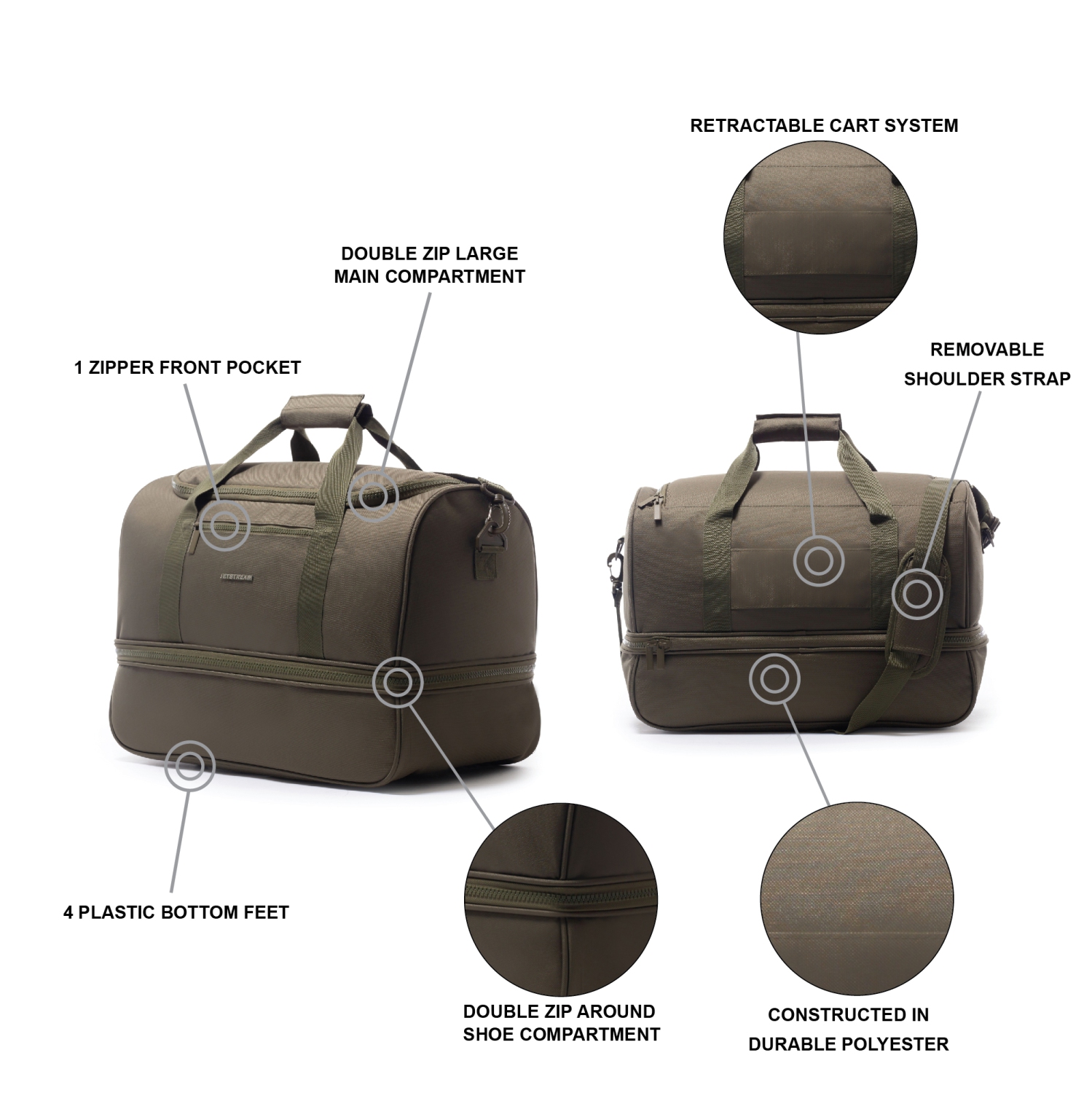 Jetstream 20" Weekender Duffel Bag