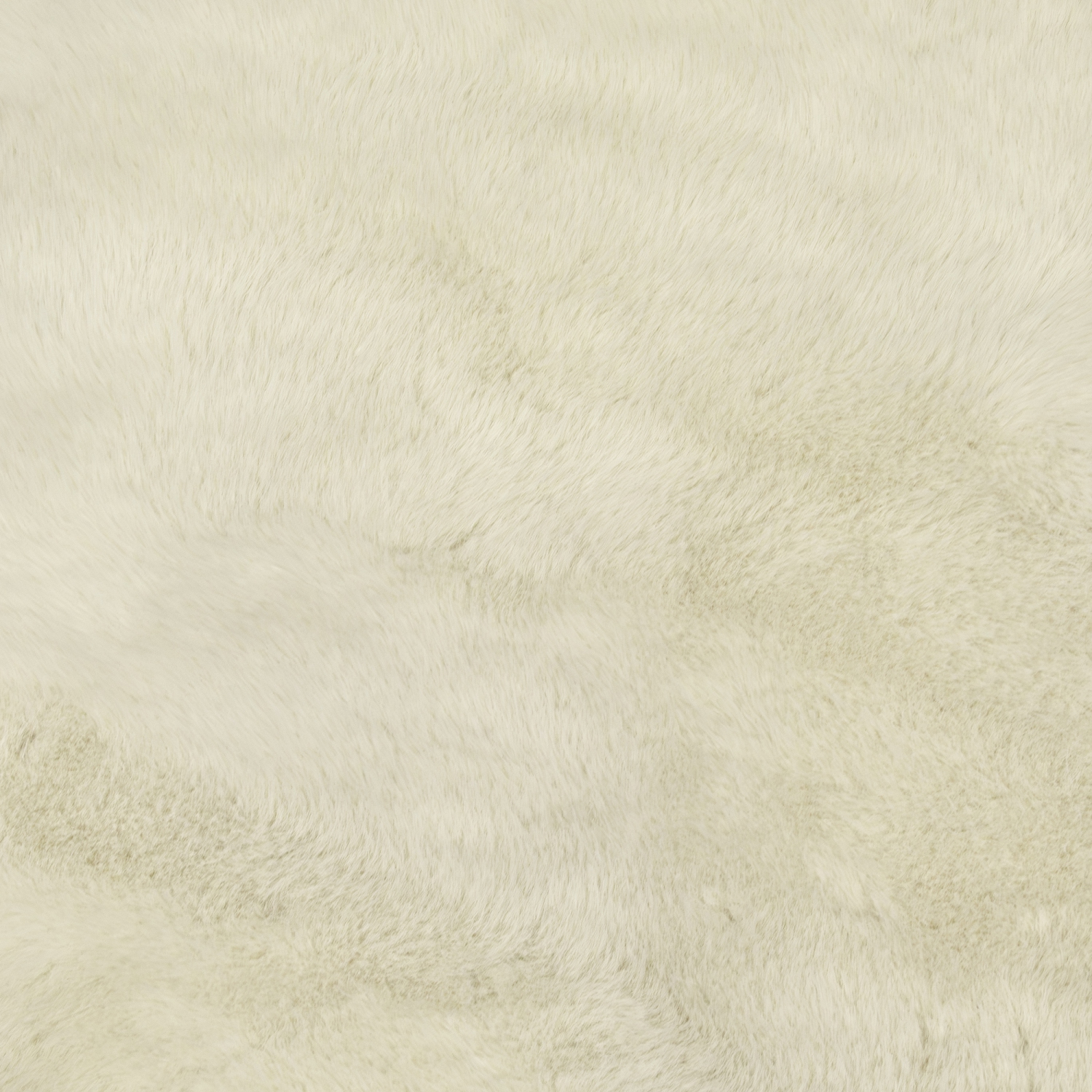 Premium-Sized Faux Fur Christmas Tree Skirt - 72" - Cream