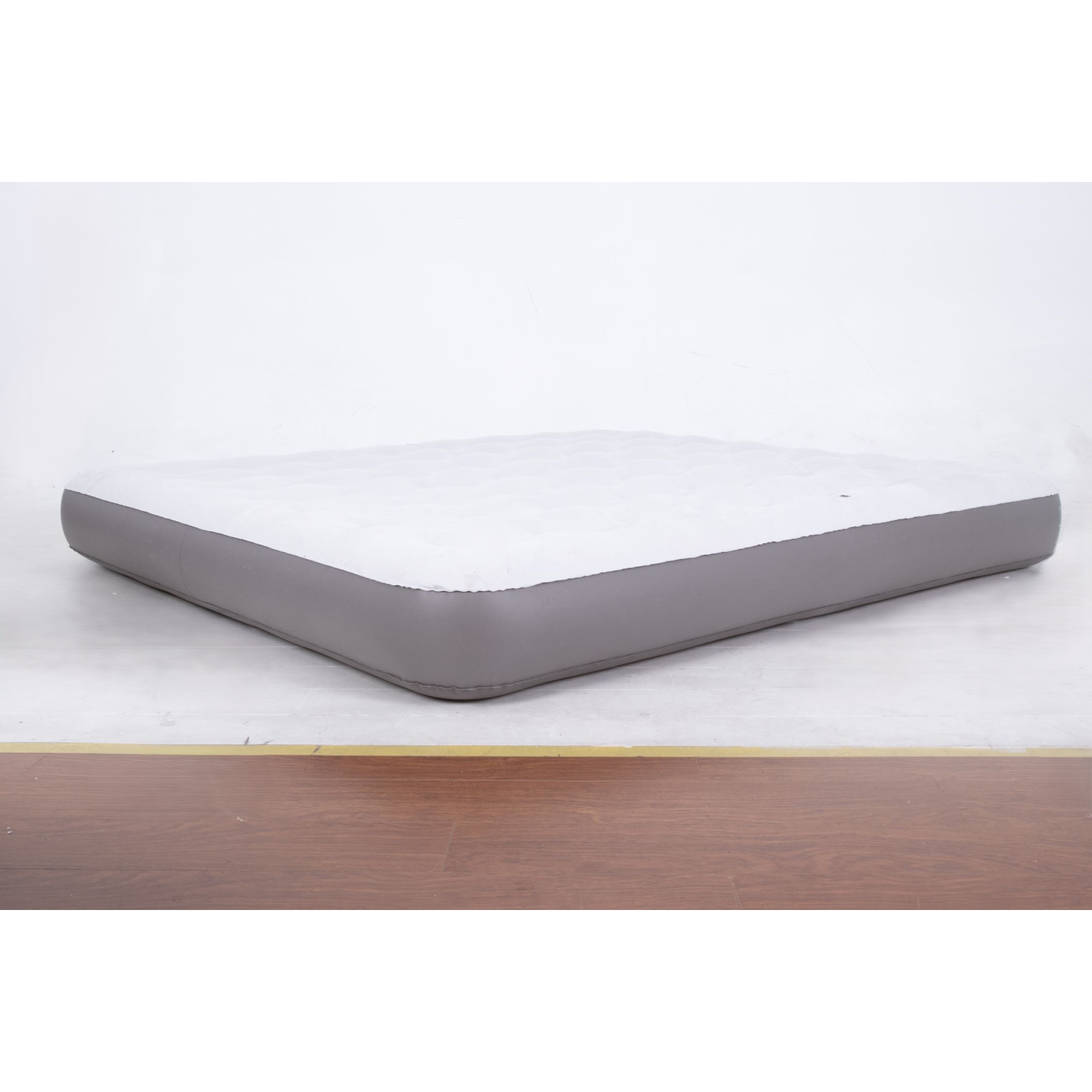 Inflatable Flocked Airbed with Rechargeable Bulit-In Electric Pump - King