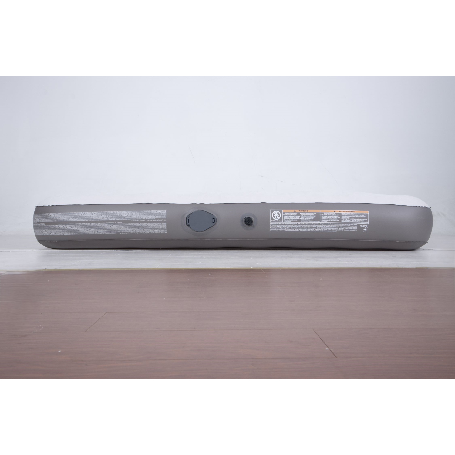 Inflatable Flocked Airbed with Rechargeable Bulit-In Electric Pump - King