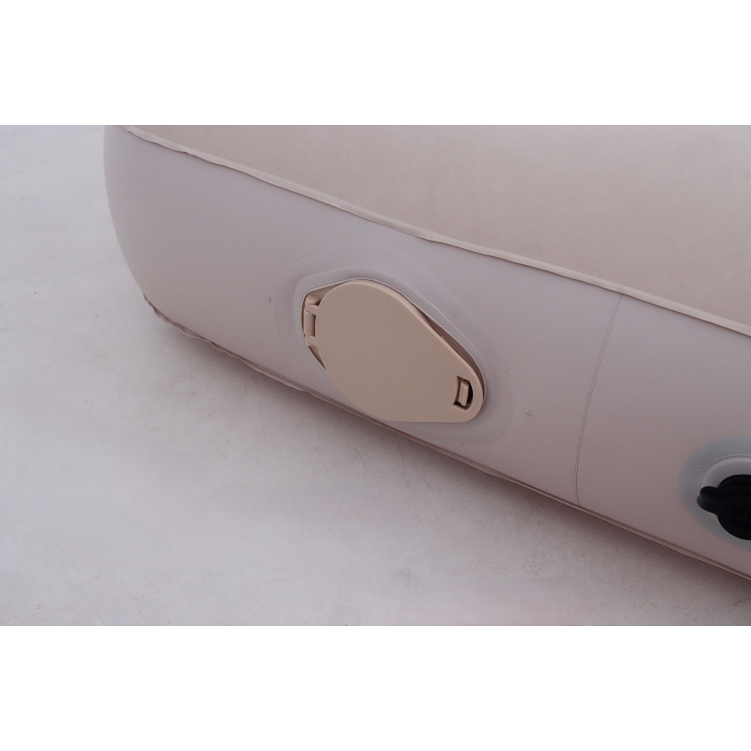 Flocked Inflatable Airbed with Rechargeable Bulit-In Electric Pump - Twin