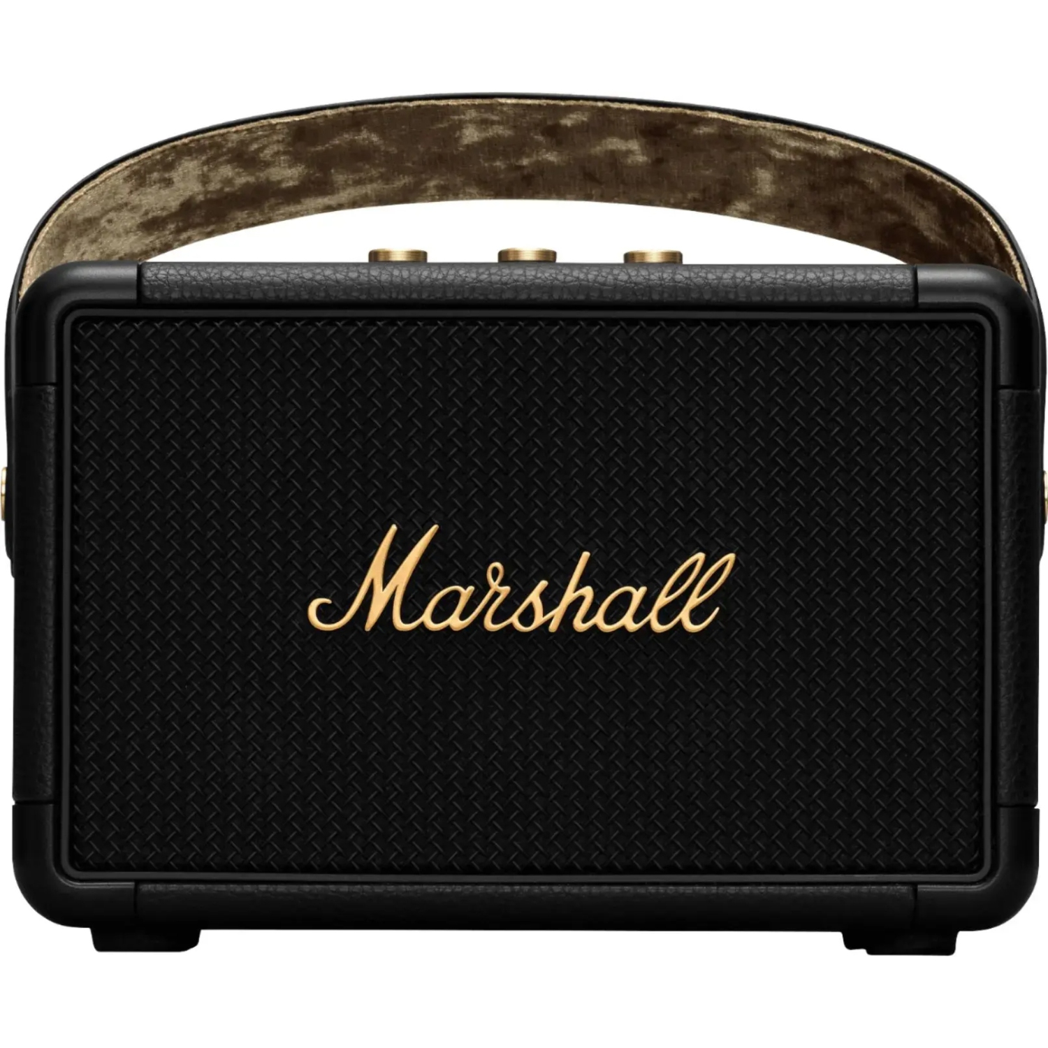 Boîte ouverte - Haut-parleur portatif Bluetooth Kilburn II de Marshall - Noir/Laiton
