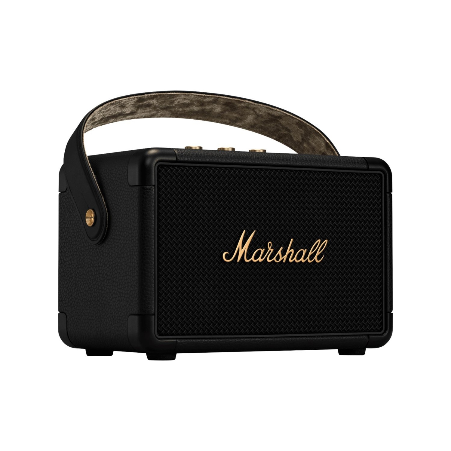 Boîte ouverte - Haut-parleur portatif Bluetooth Kilburn II de Marshall - Noir/Laiton